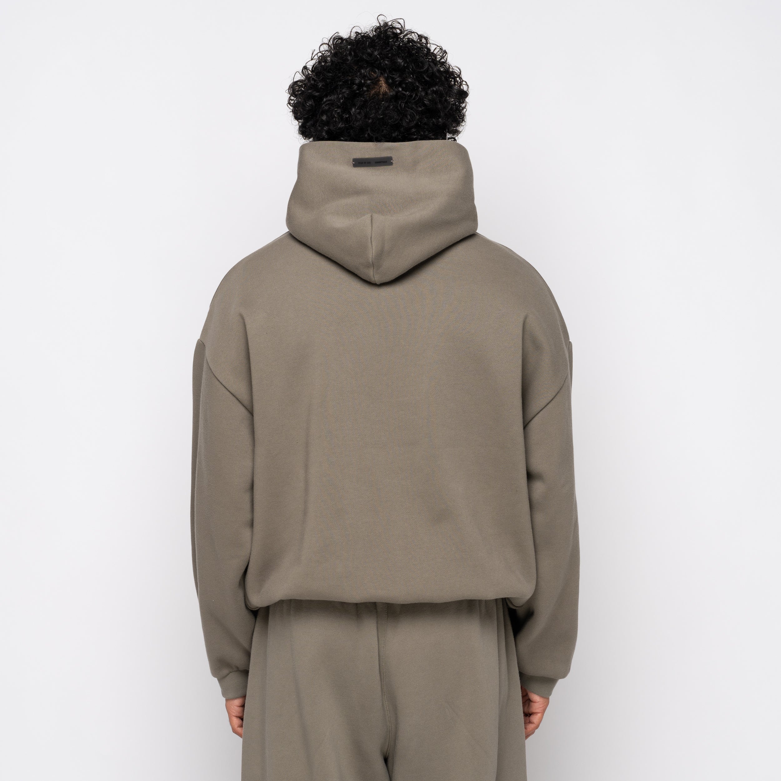 90's Fit Fleece Hoodie Moss 192SP256217F
