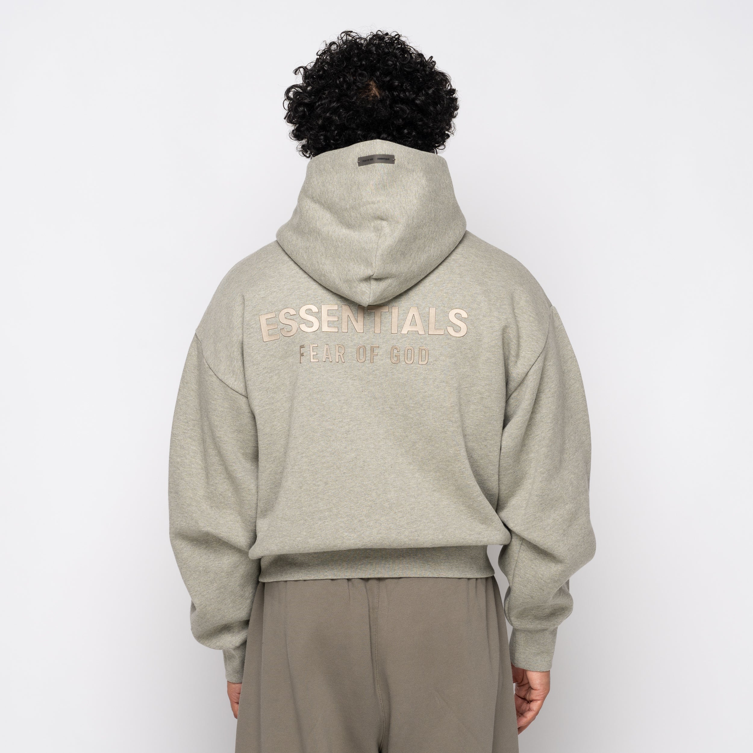 Classic Fit Fleece Zip Concrete 192SP254785F