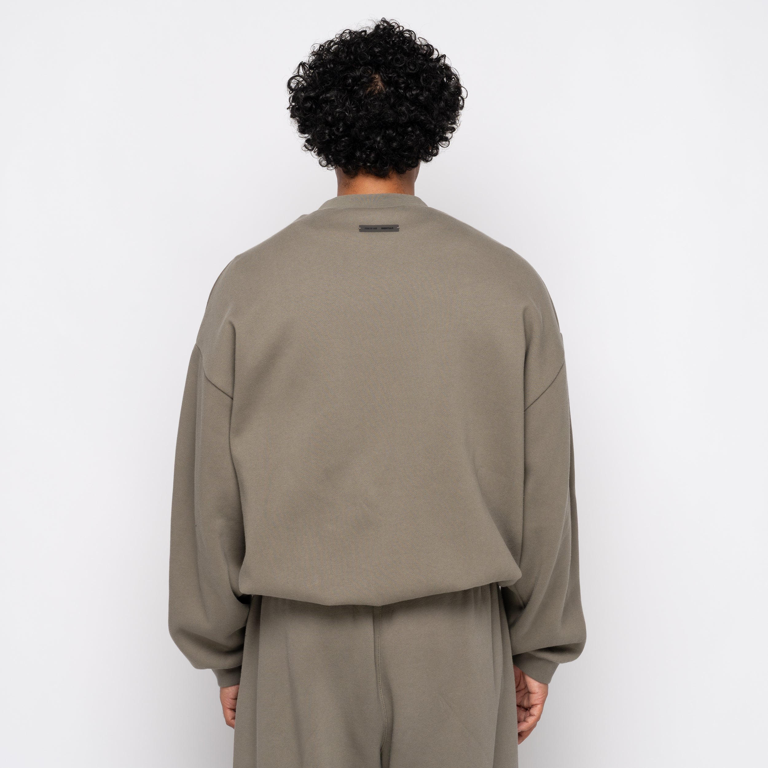 90's Fit Fleece Crewneck Moss 192SP256557F