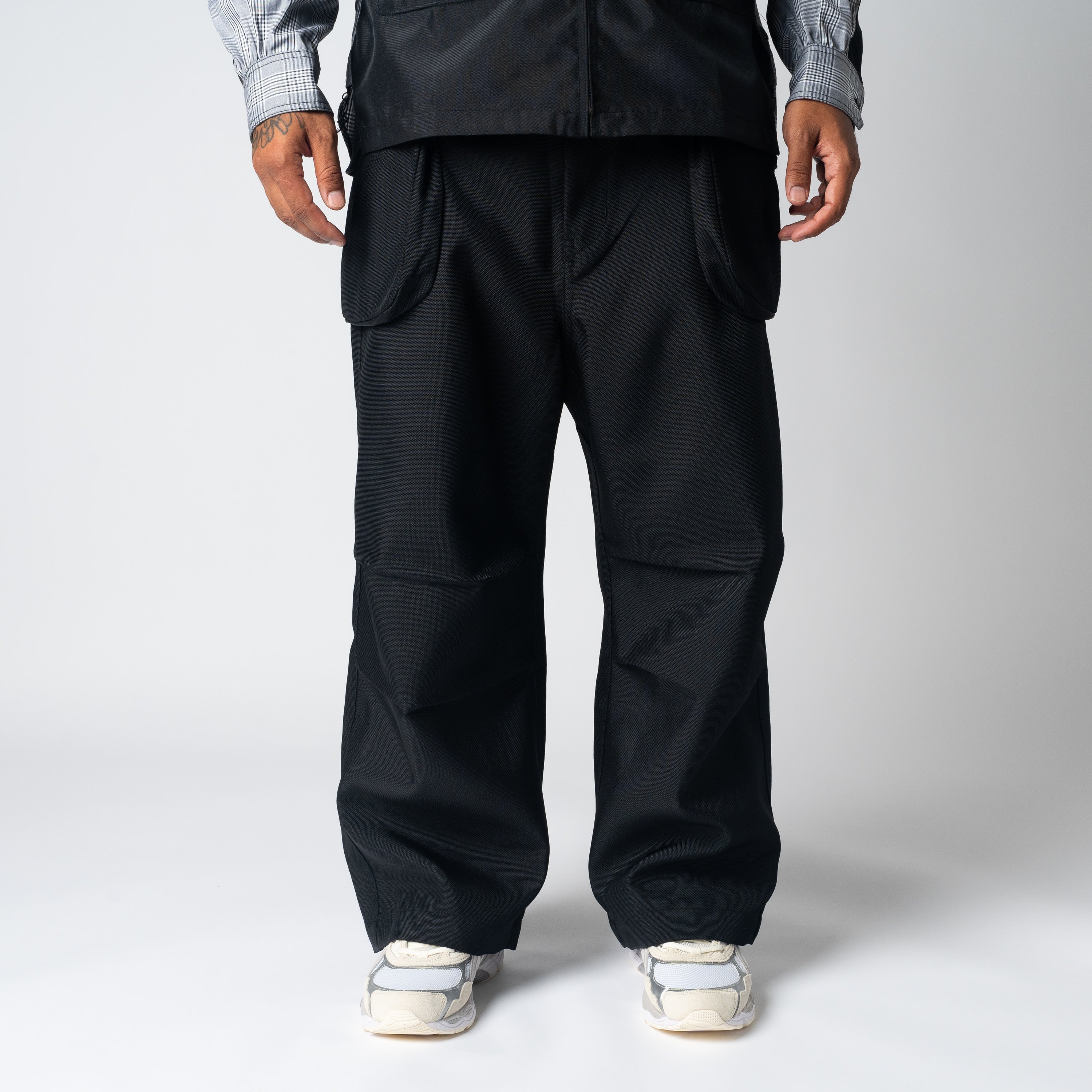 Junya Watanabe MAN Wide-Fit Cargo Trouser WL-P043-051-1 Black