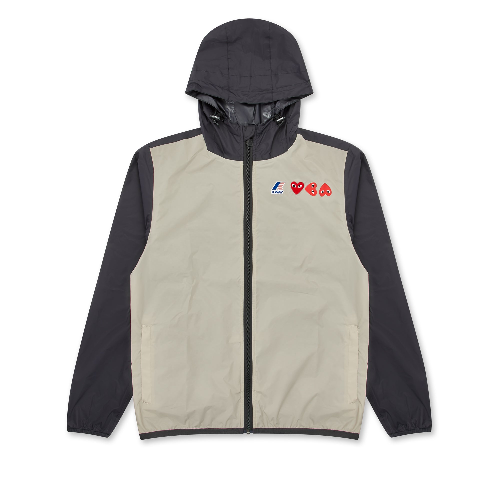 CDG Play K-Way Full Zip Jacket AZ-J505-051-3 Khaki – Capsule