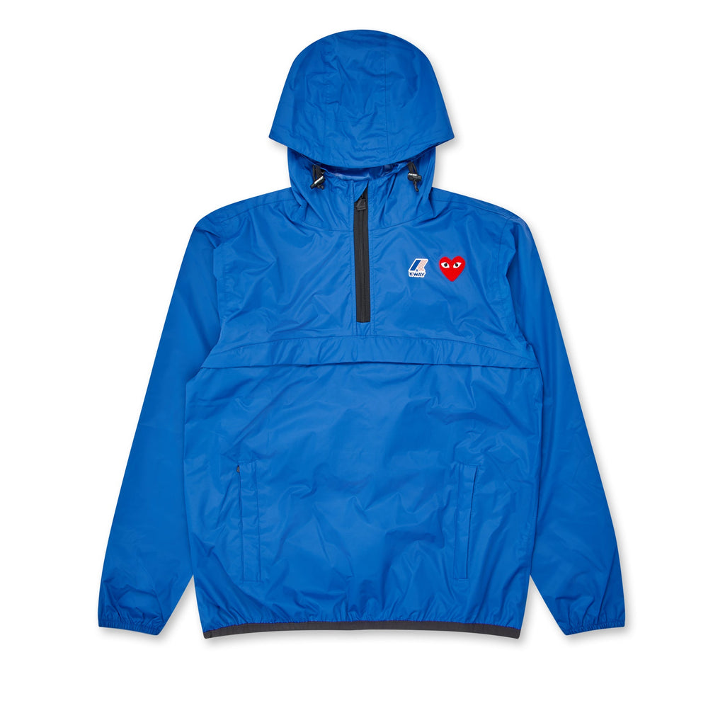 CDG Play K-Way Le Vrai 3.0 Leon Jacket AZ-J052-051-2 Blue