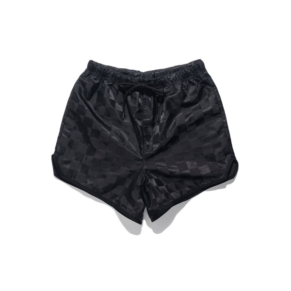 Checkered Gym Short Vintage Black RW00301-0031