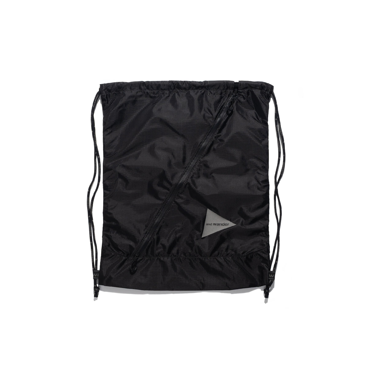 Crispy Rip Drawstring Bag Black 574-6985160