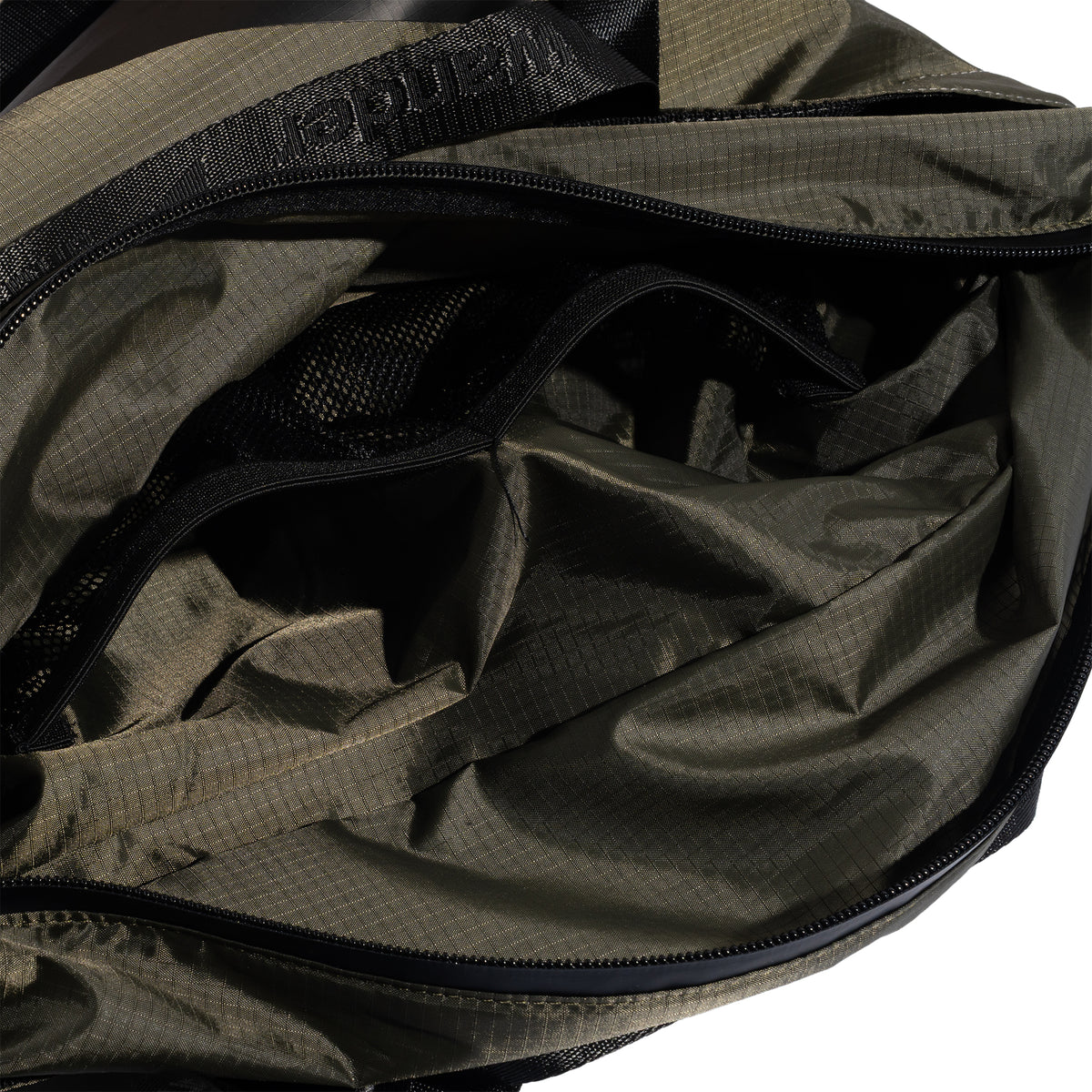 Crispy Rip Logo Tote Bag Khaki 574-6985161