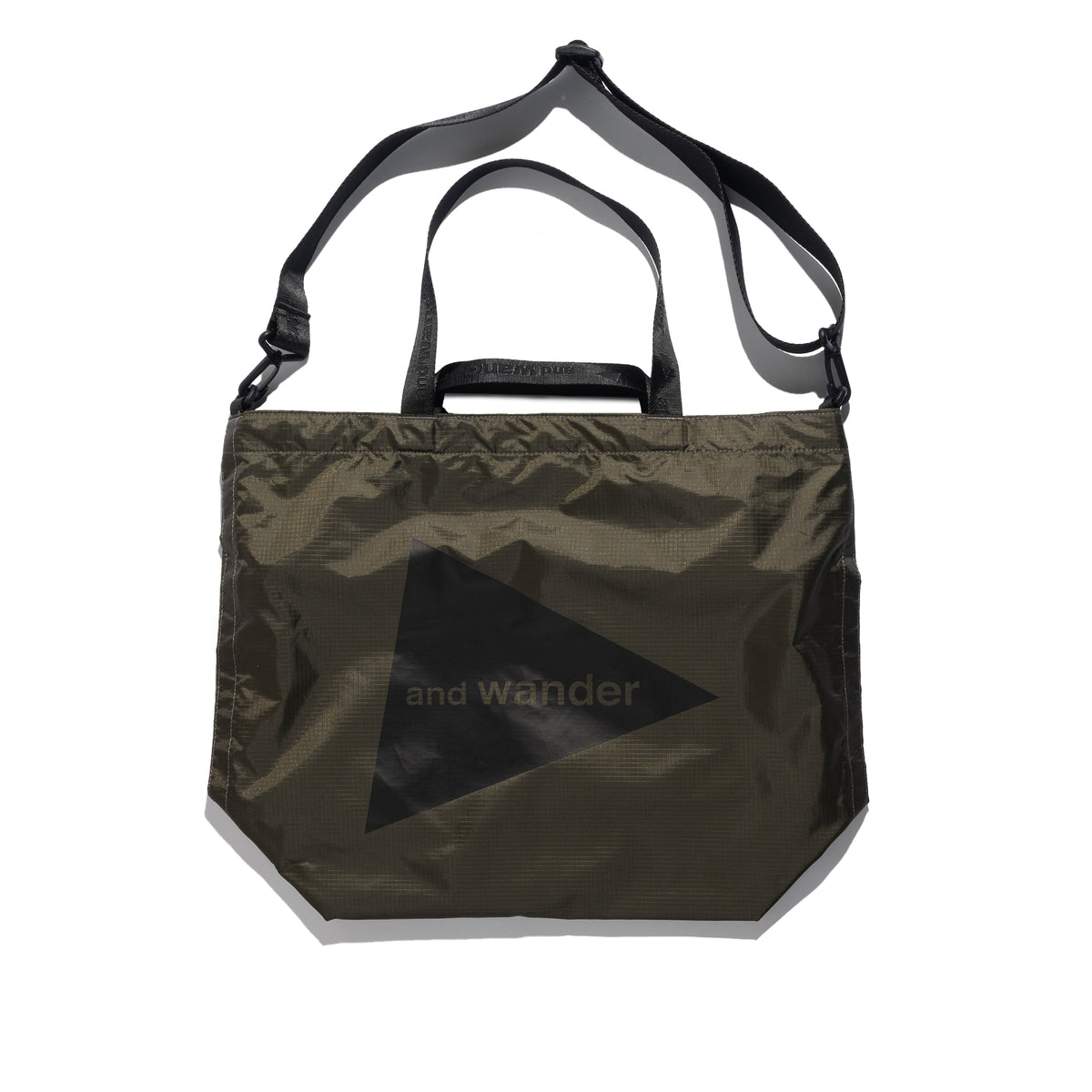 Crispy Rip Logo Tote Bag Khaki 574-6985161