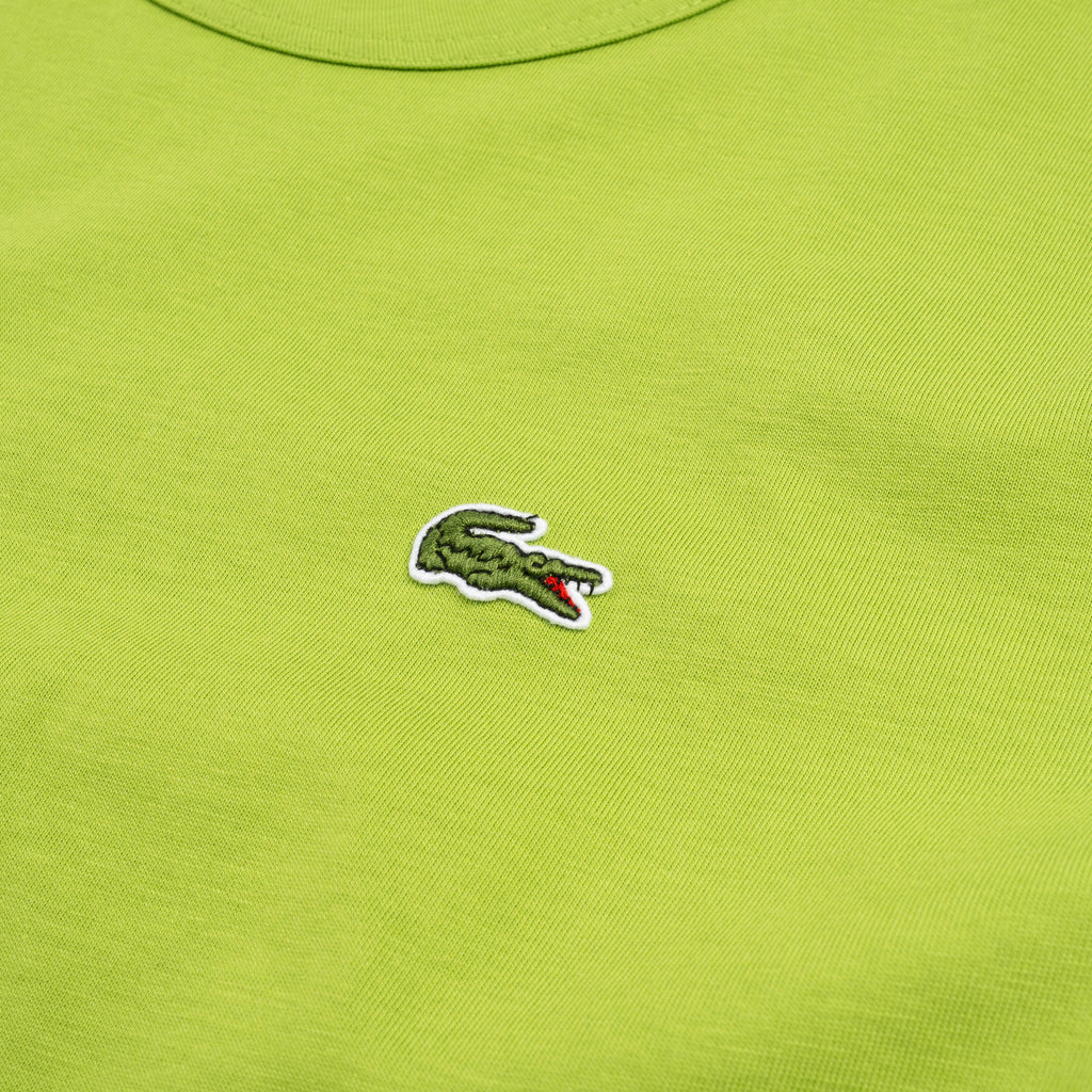CDG SHIRT Lacoste Asymmetric Hem L/S Tee FL-T001-W23 Green