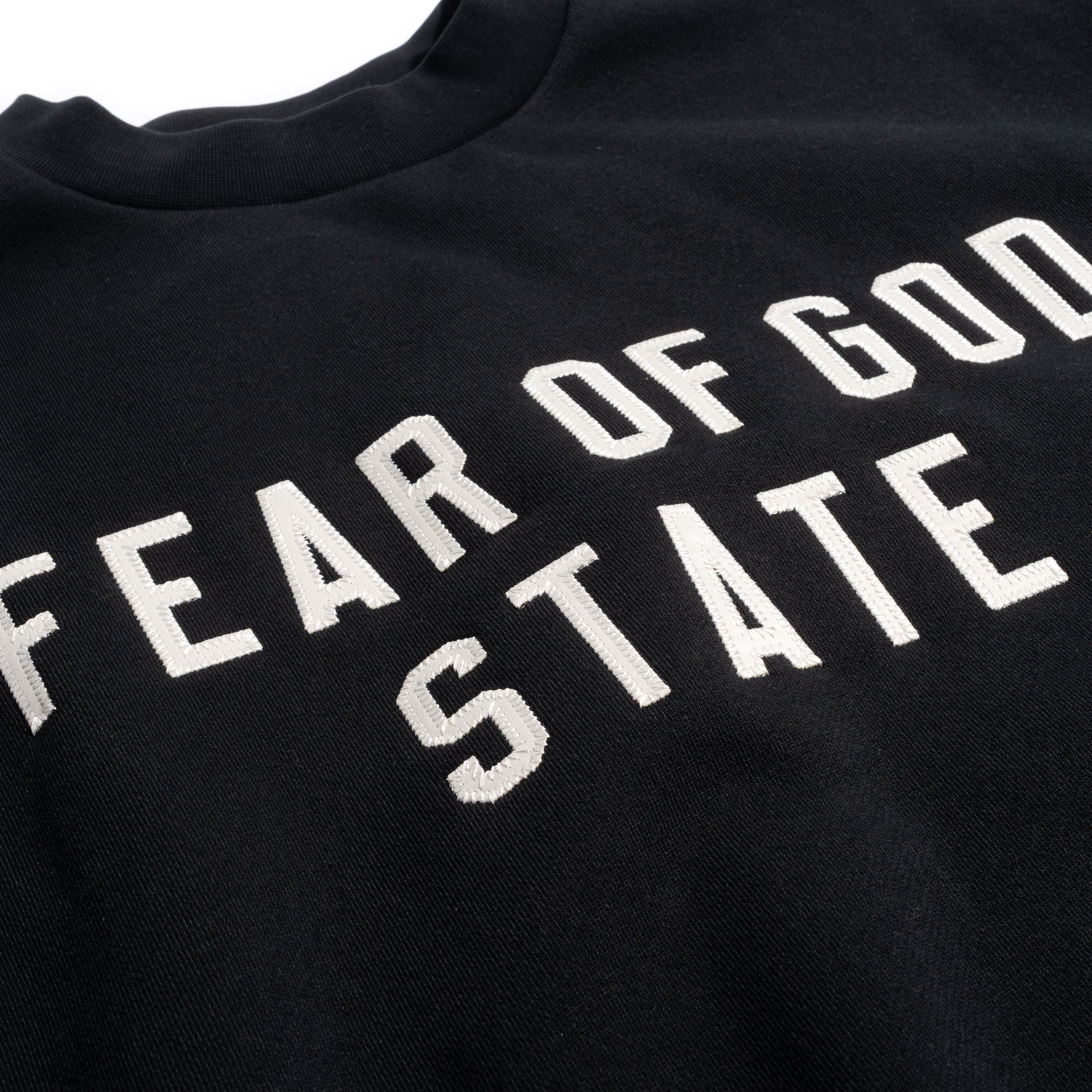 90's Fit Fleece Crewneck Jet Black 192SP256550F