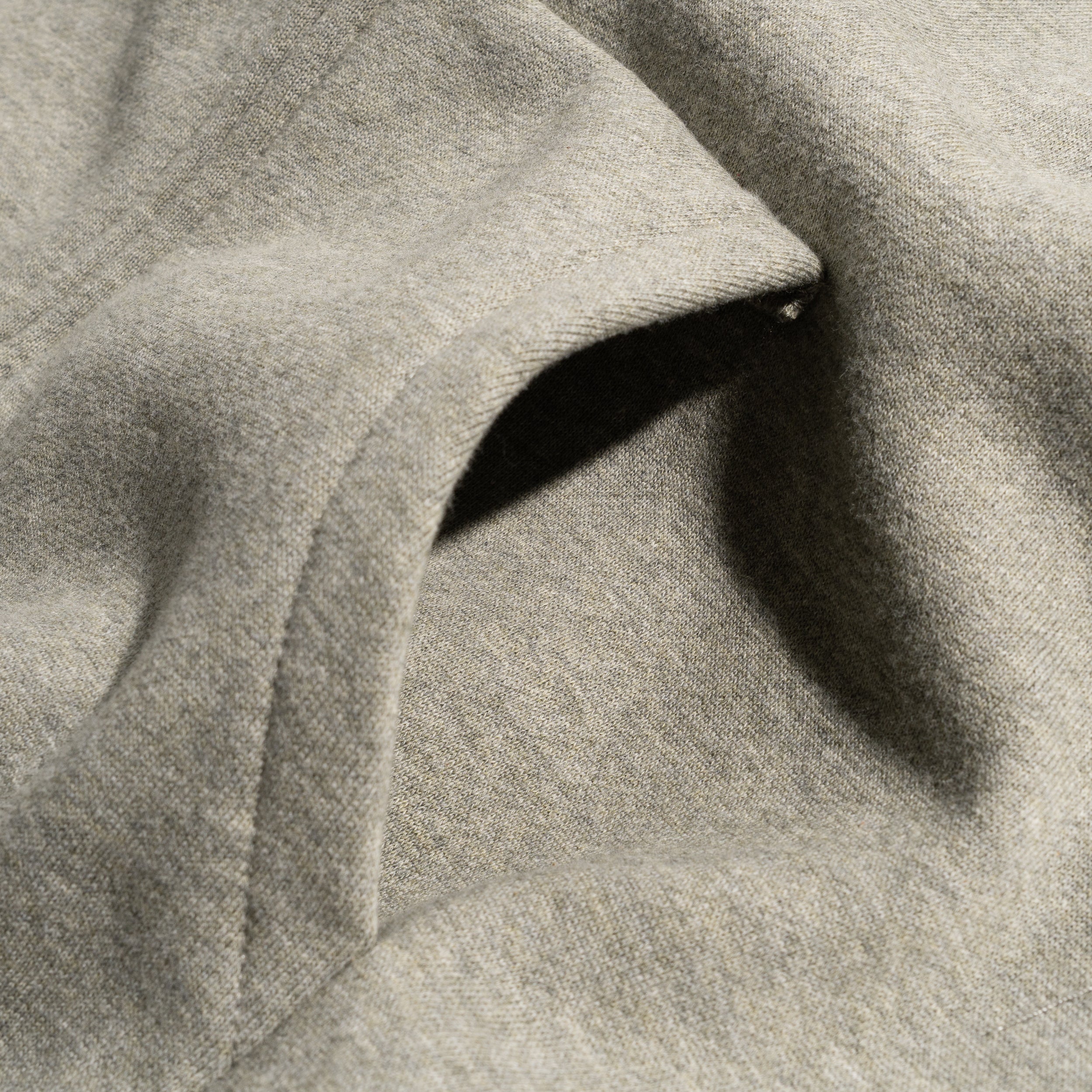 Classic Fit Fleece Zip Concrete 192SP254785F