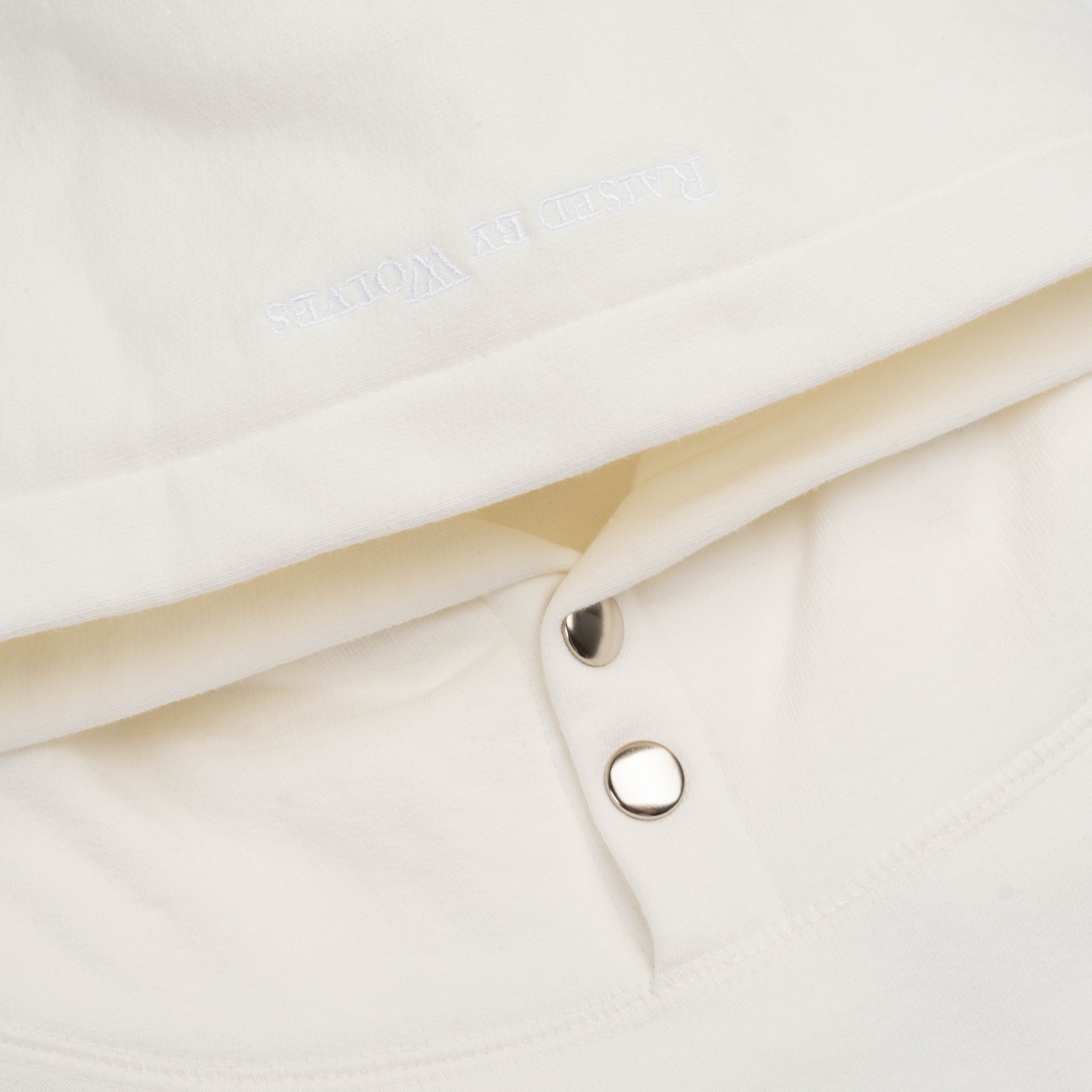 RBW Classic Snap Hoodie Off White