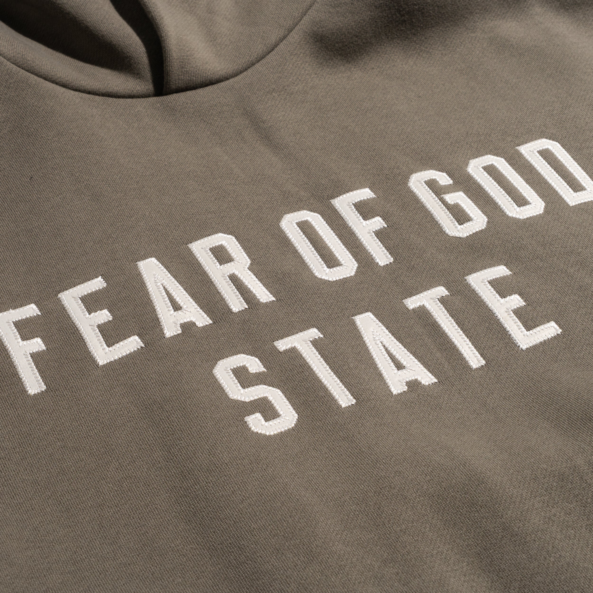 90's Fit Fleece Hoodie Moss 192SP256217F