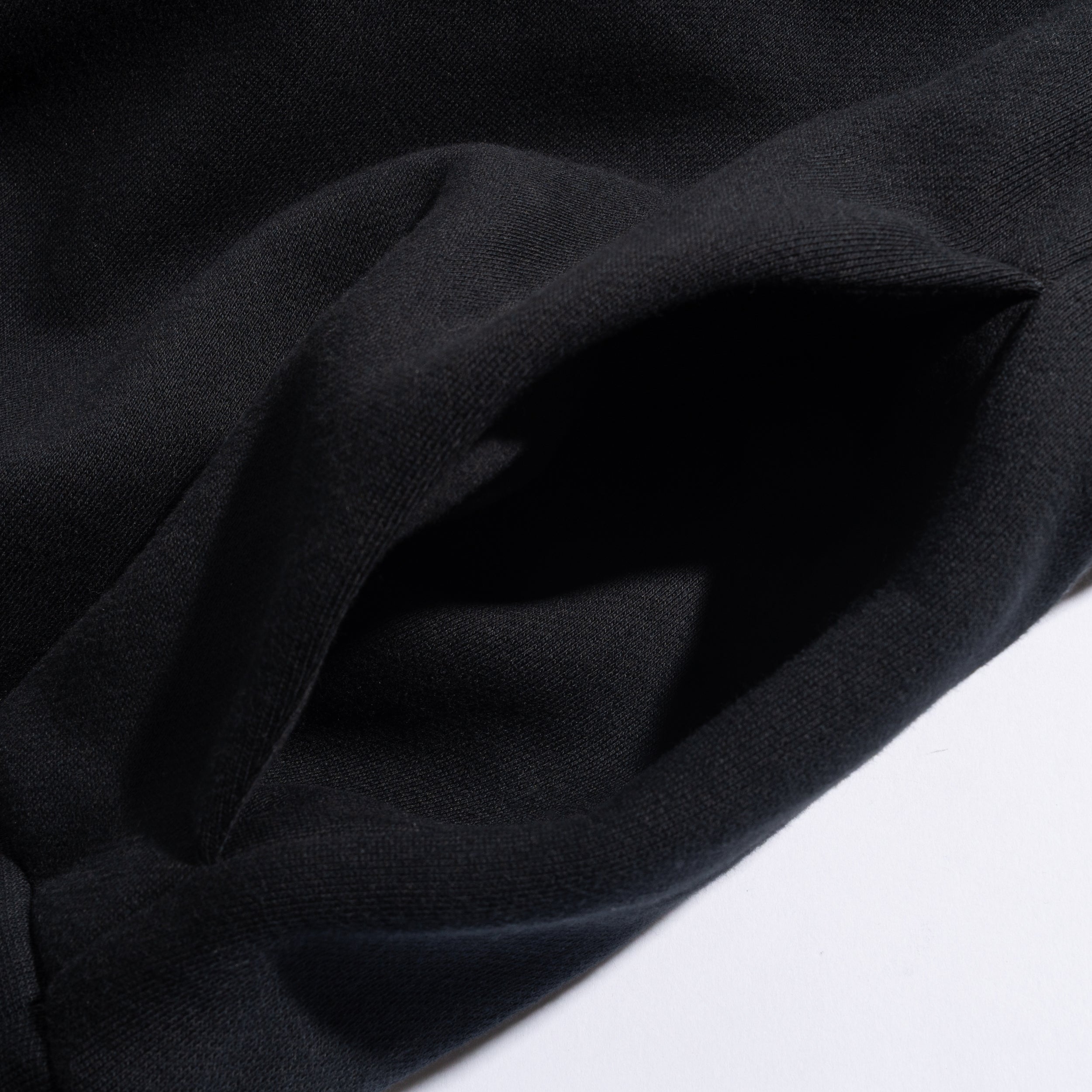 90's Fit Fleece Hoodie Jet Black 192SP256210F