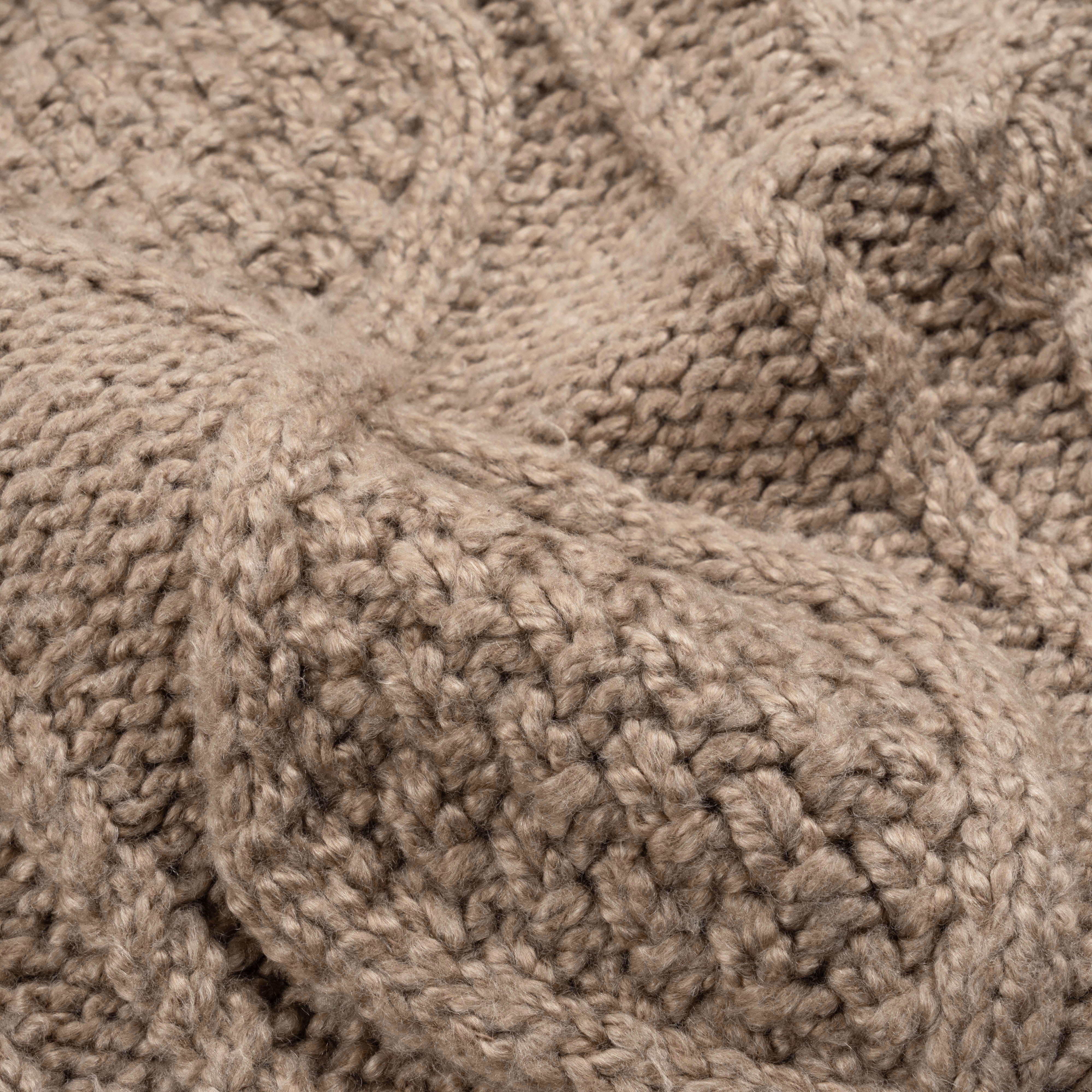 Cable Knit Hoodie 391F Core Heather