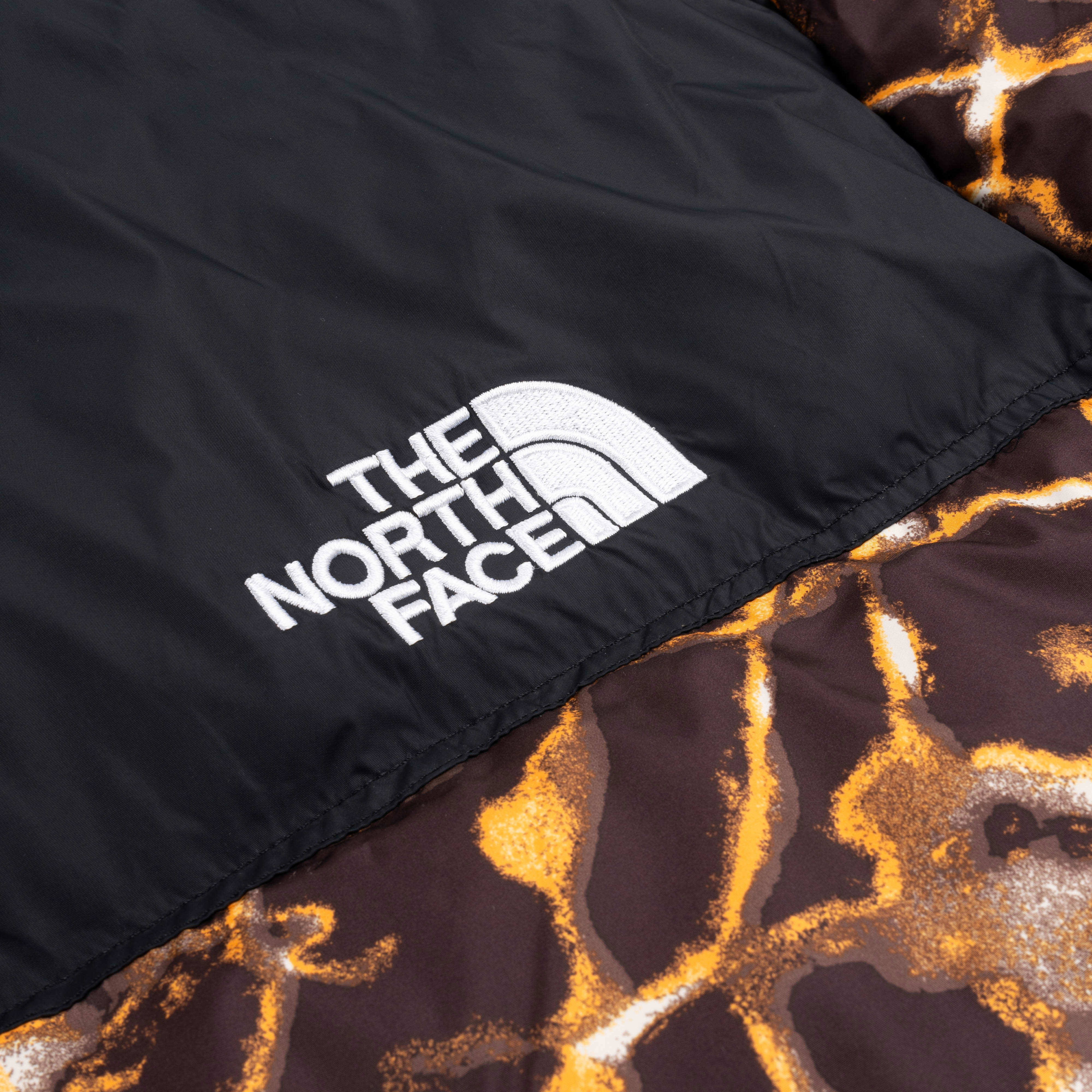 TNF 1996 Nuptse Jacket NF0A3C8D Coal Brown Print