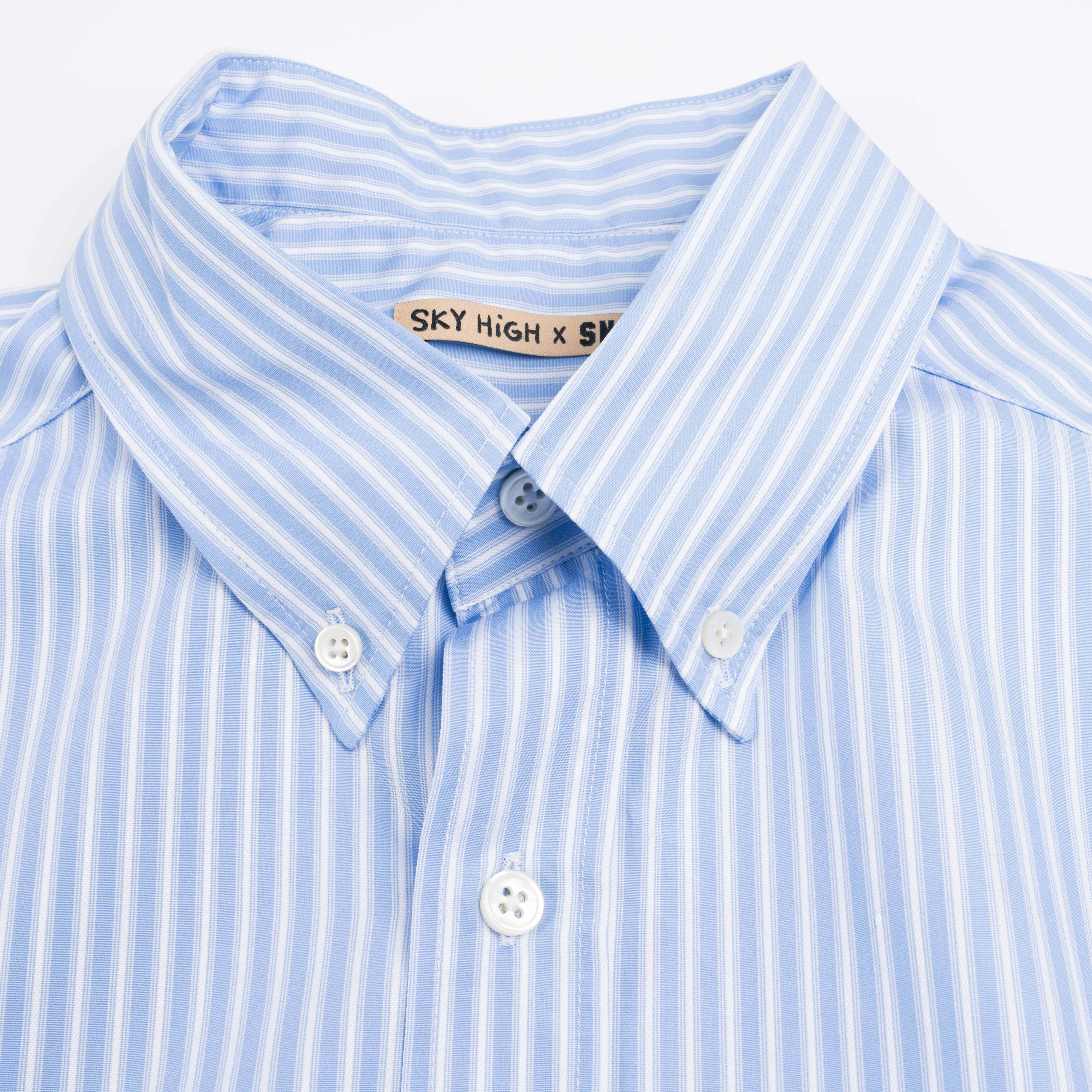 SHFWW x Samira Nasr Shirt Blue Stripe SHF04B301