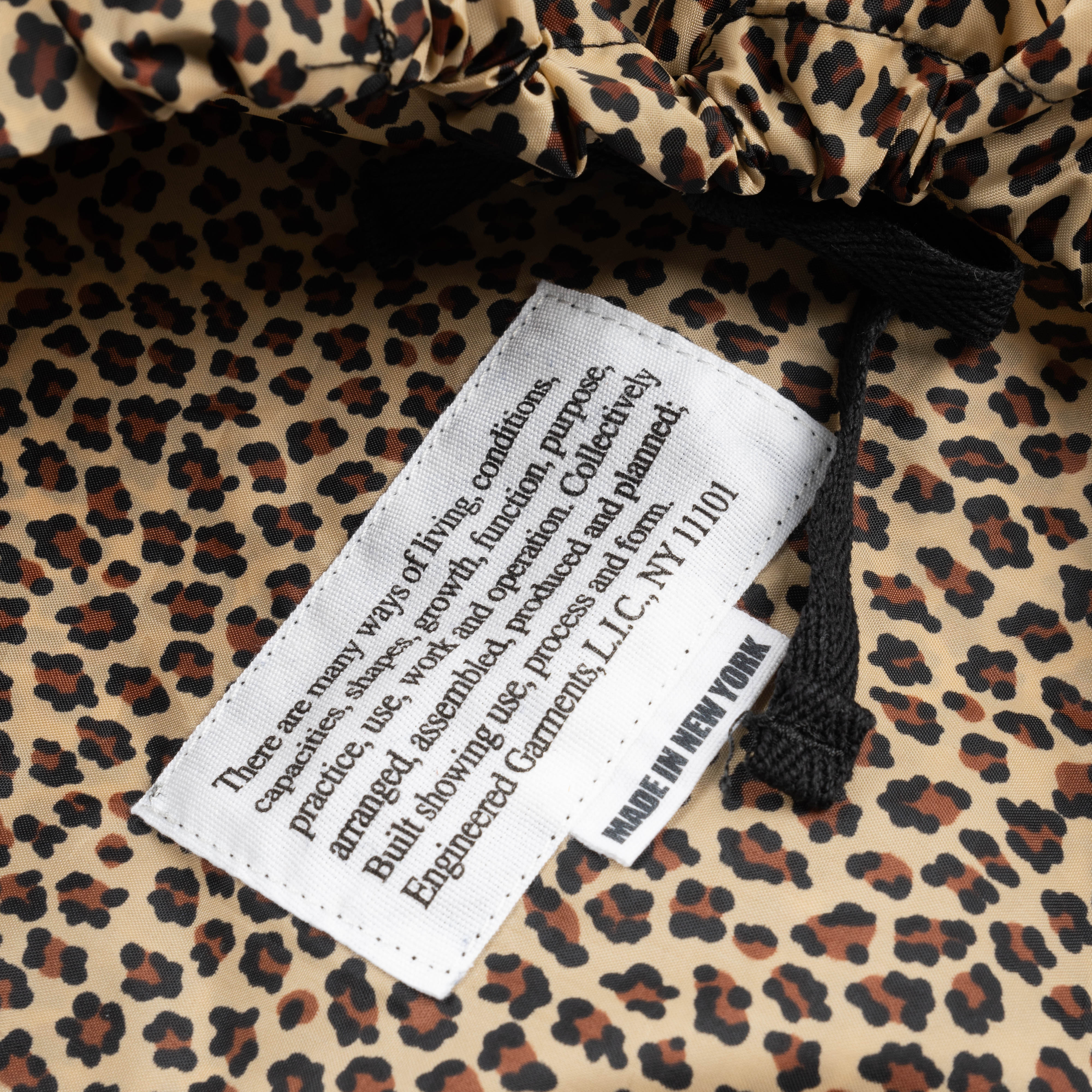 EG Cagoule Shirt Nylon Leopard Print 24S1A010