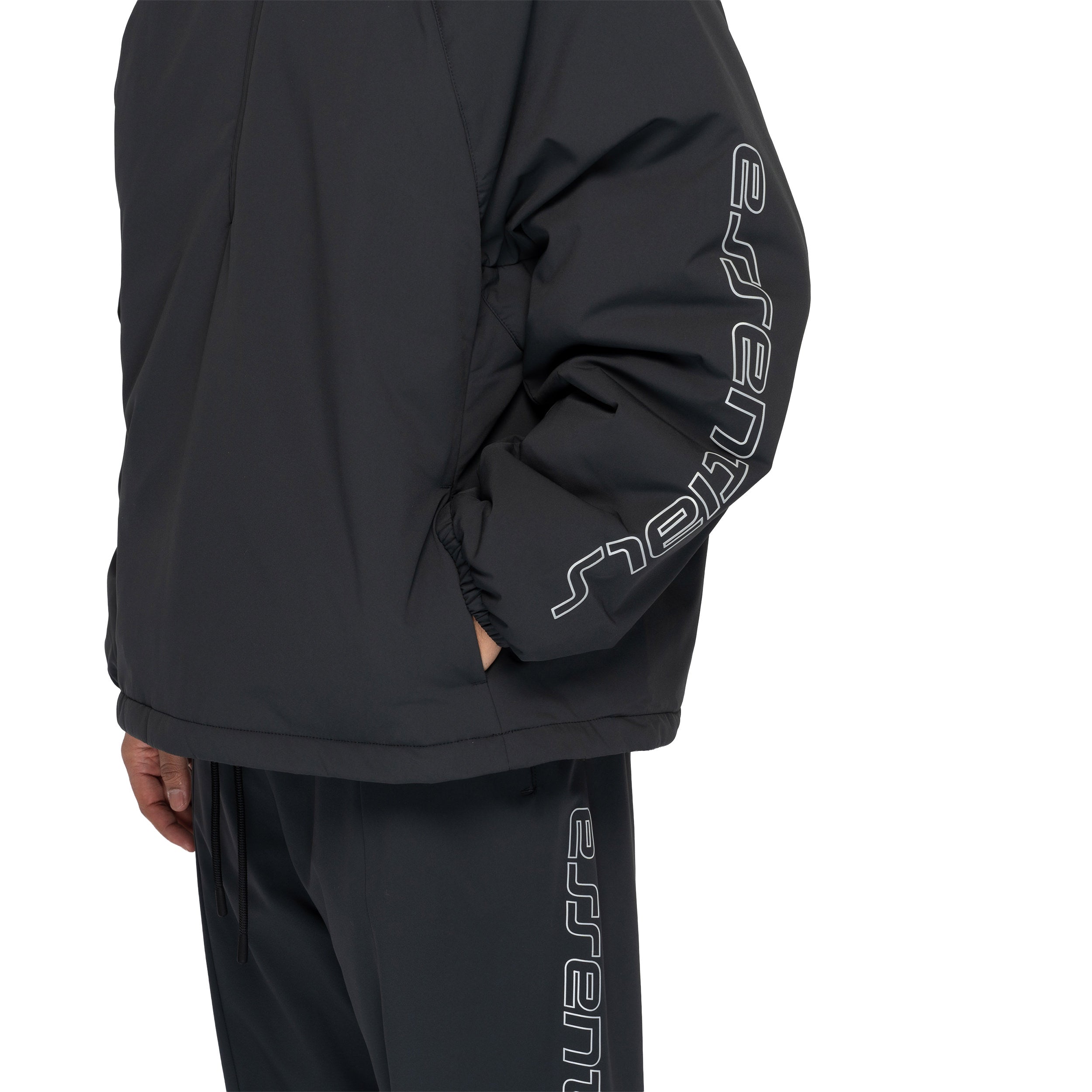 Tech Nylon Half Zip Anorak Vintage Black 202HO258241F – Capsule