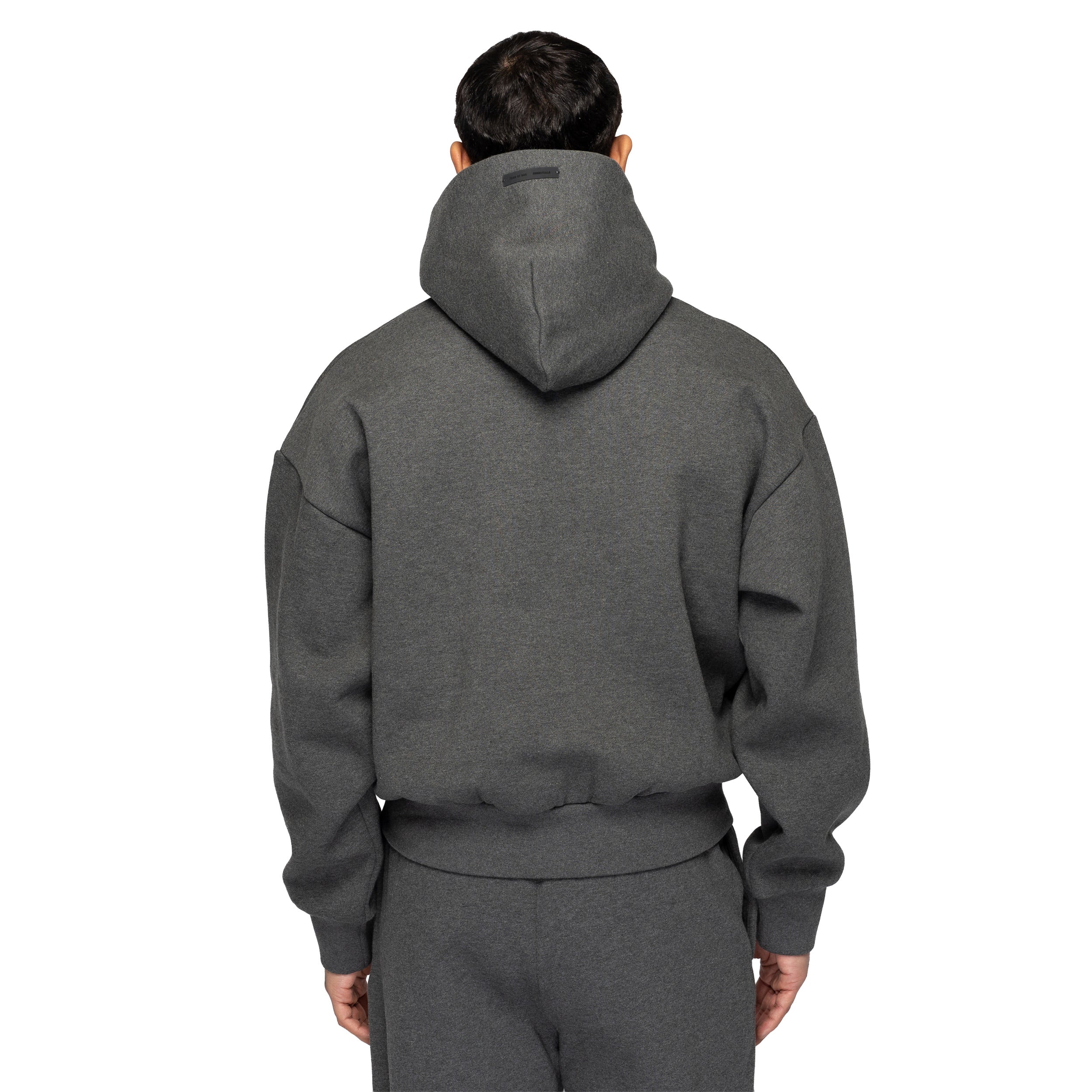 Embossed Classic Hoodie Charcoal Heather 192HO256211F