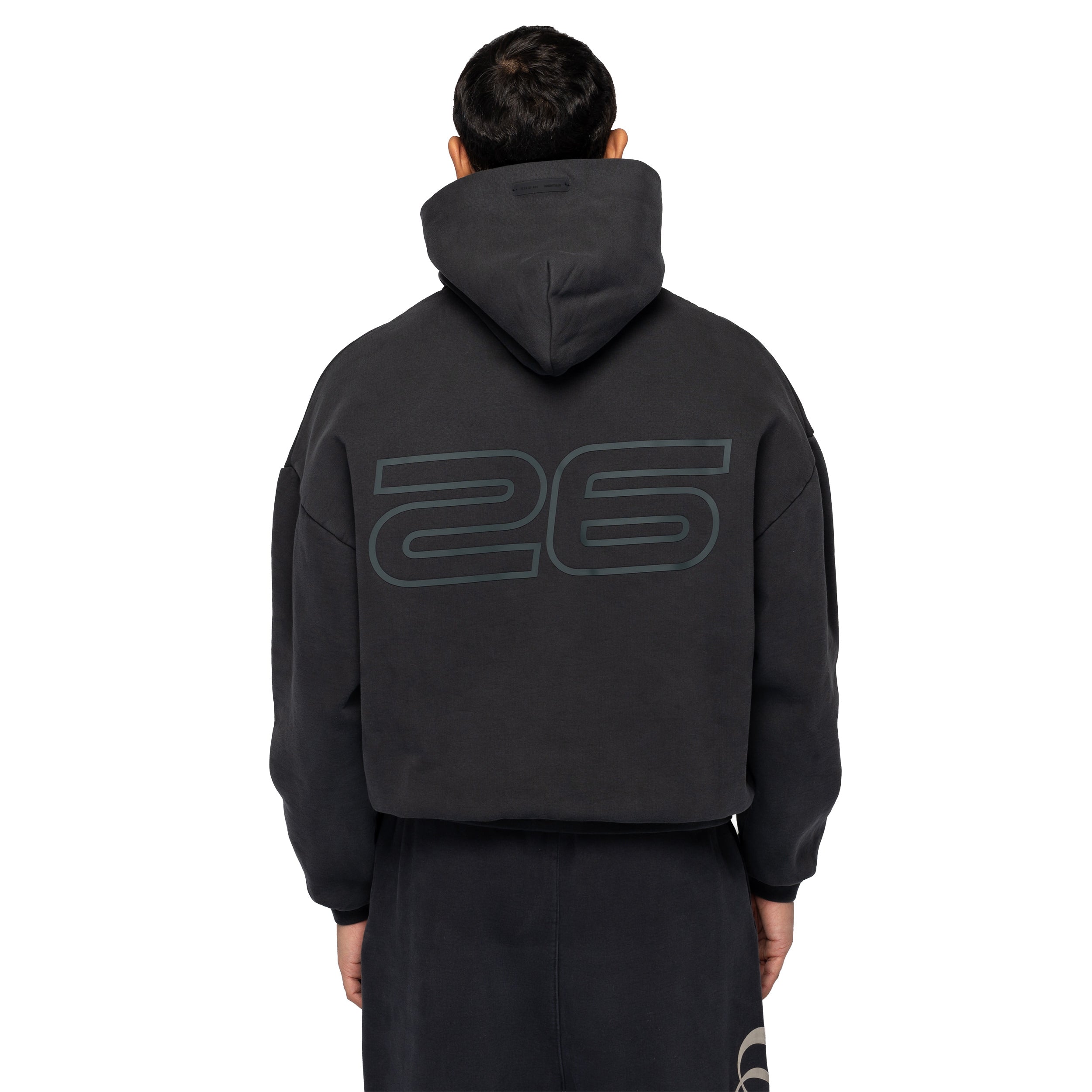 Heavy Fleece 90s Hoodie Vintage Black 192HO256564F