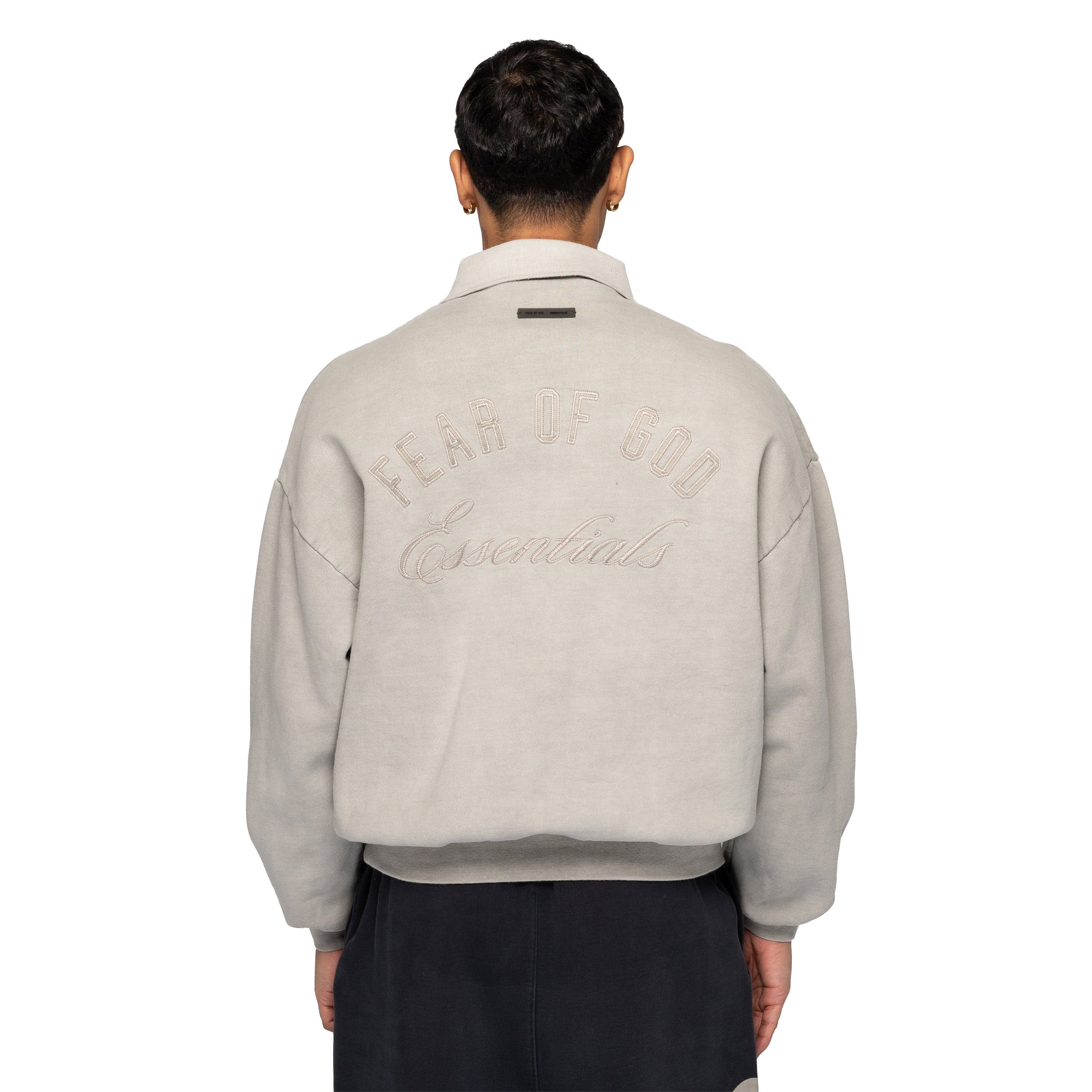 Classic Polo Sweatshirt Smoke Grey 192HO252041F