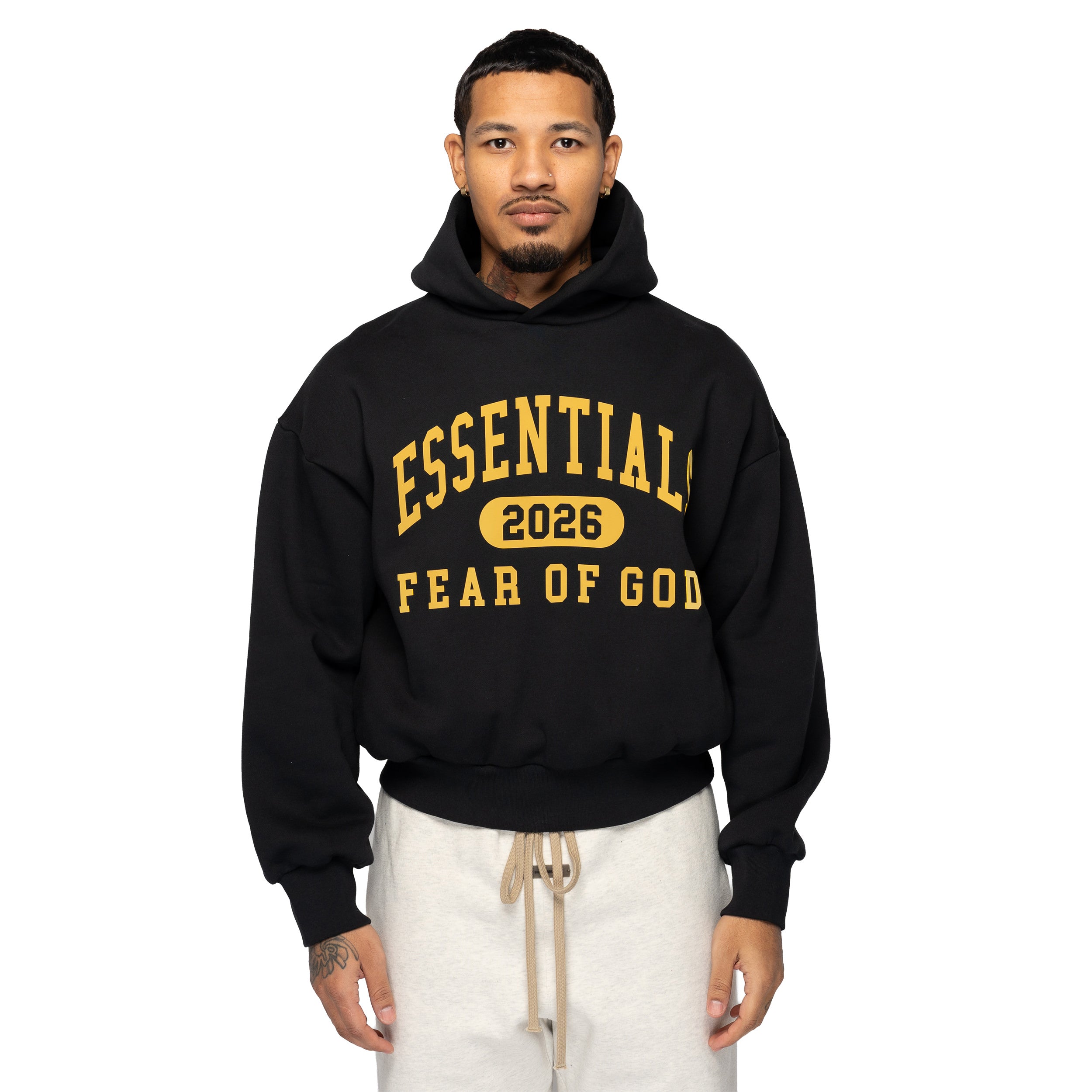 Classic Fleece Hoodie Vintage Black 192HO256861F – Capsule