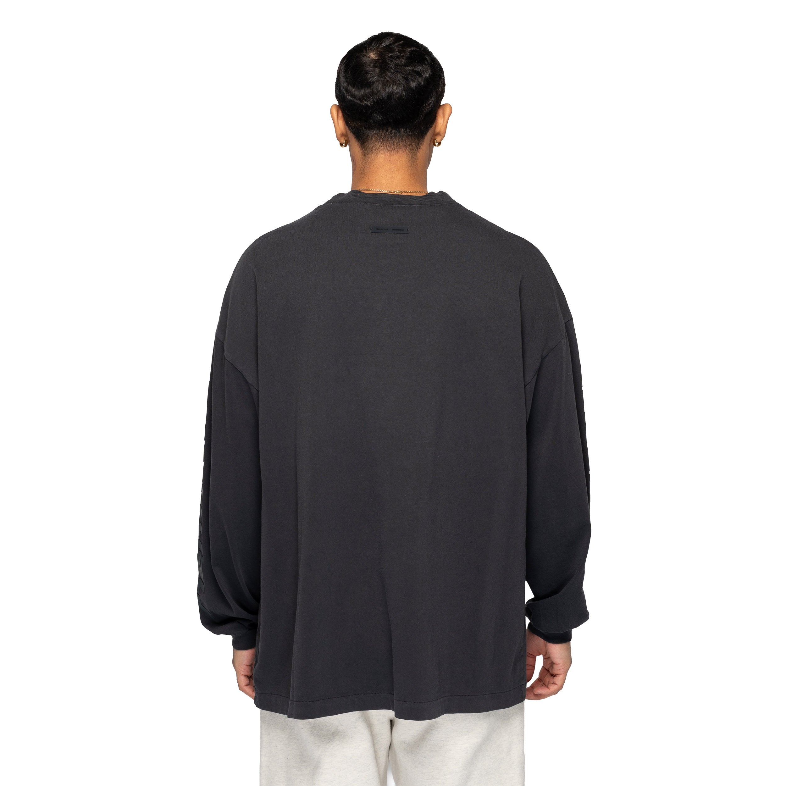 90's Long Sleeve Tee Vintage Black 125HO254571F