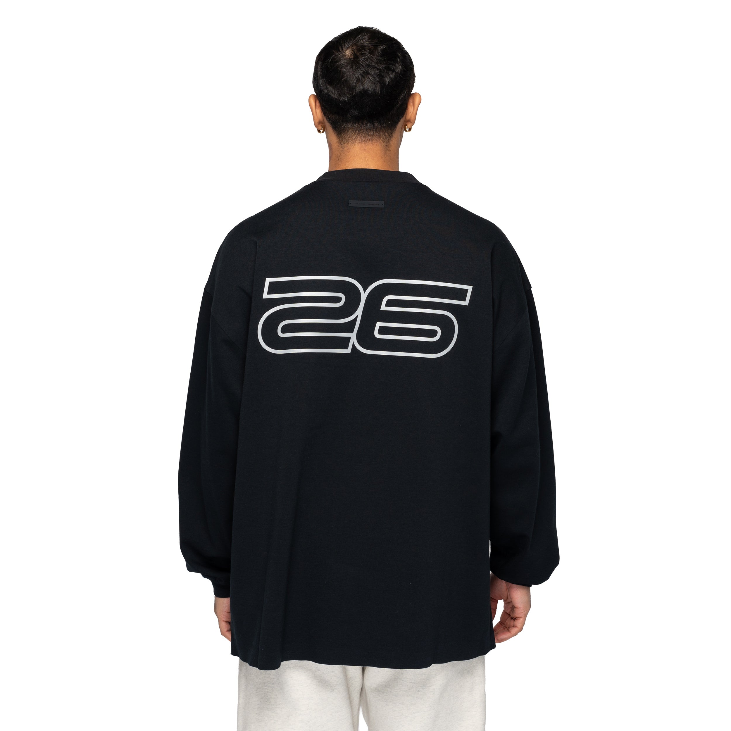 90's Long Sleeve Tee Vintage Black 125HO254541F