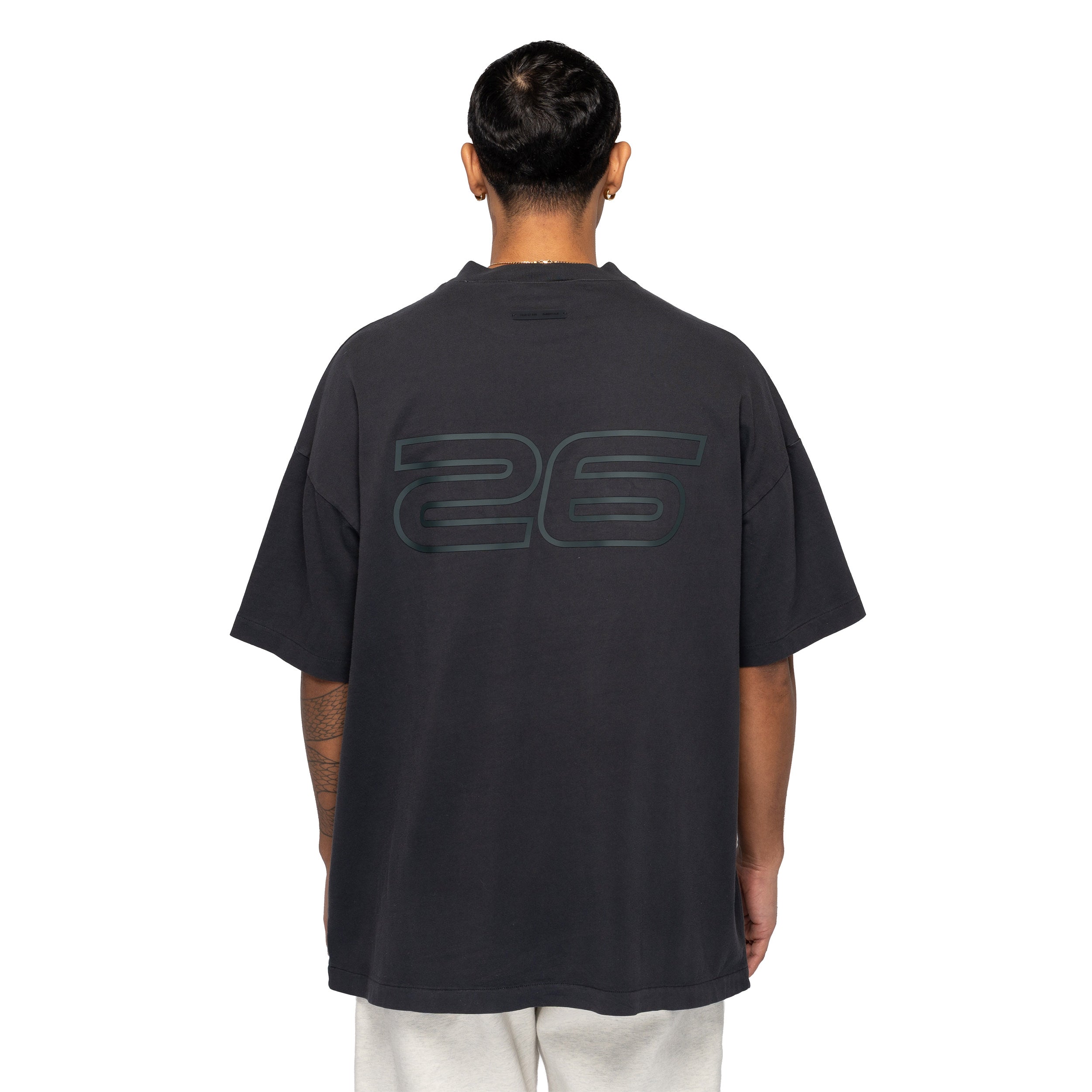 90's Short Sleeve Tee Vintage Black 125HO254473F