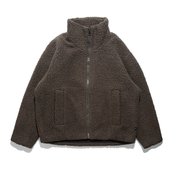 Deep Pile Fleece Jacket Morel GL36338