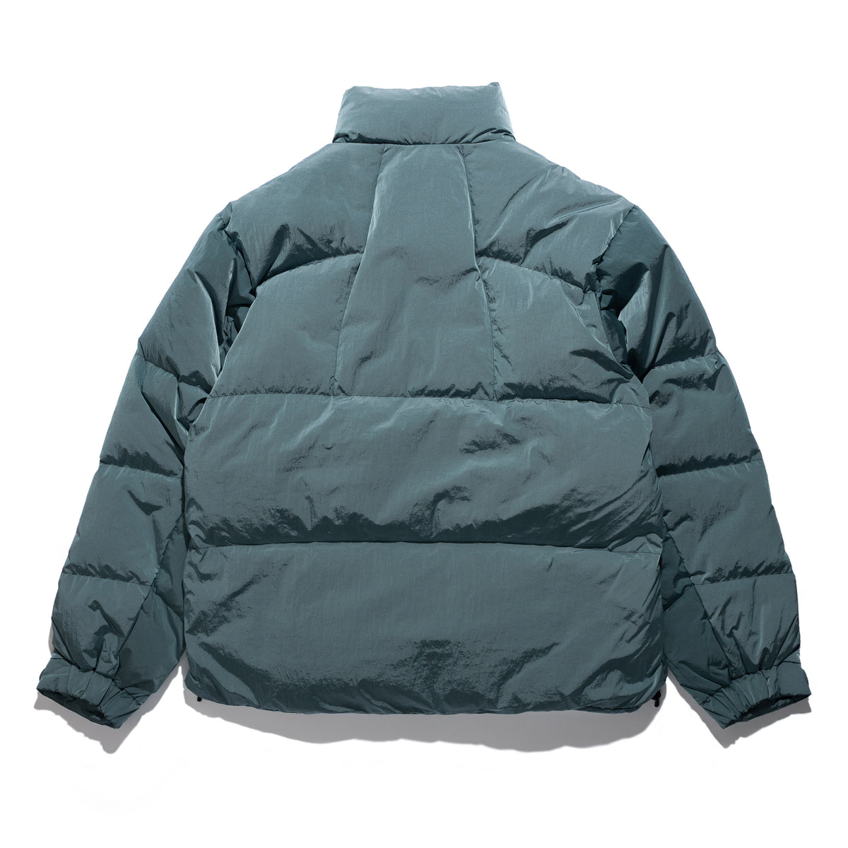 Dope Dyed Ripple Nylon Down Jacket Chrysocolla GL26330