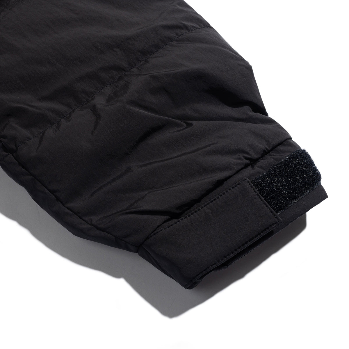 Dope Dyed Ripple Nylon Down Jacket Deep Charcoal GL26330