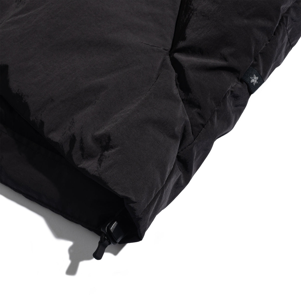 Dope Dyed Ripple Nylon Down Jacket Deep Charcoal GL26330