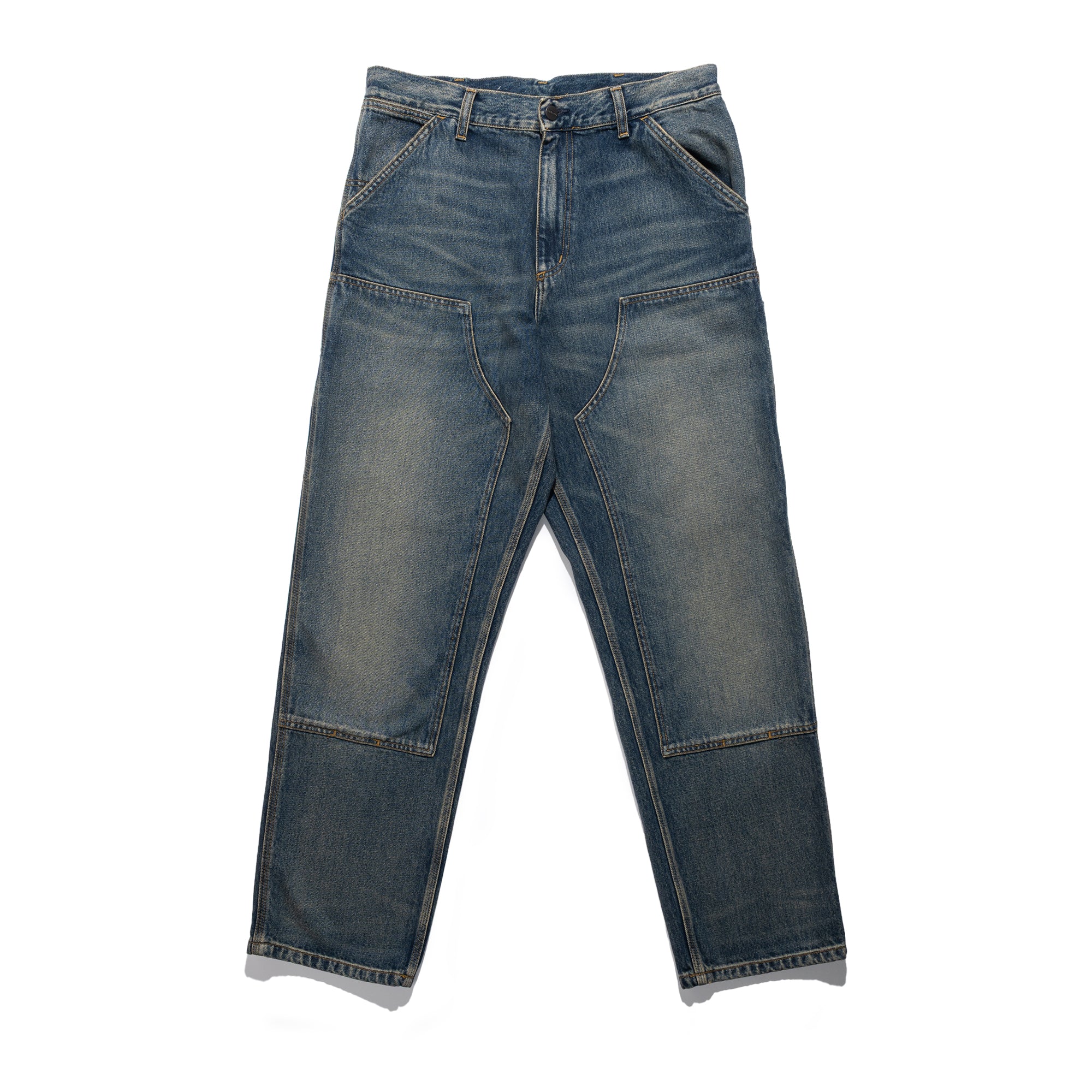 Double Knee Pant Smith Denim 13.5oz Blue Worn I032699