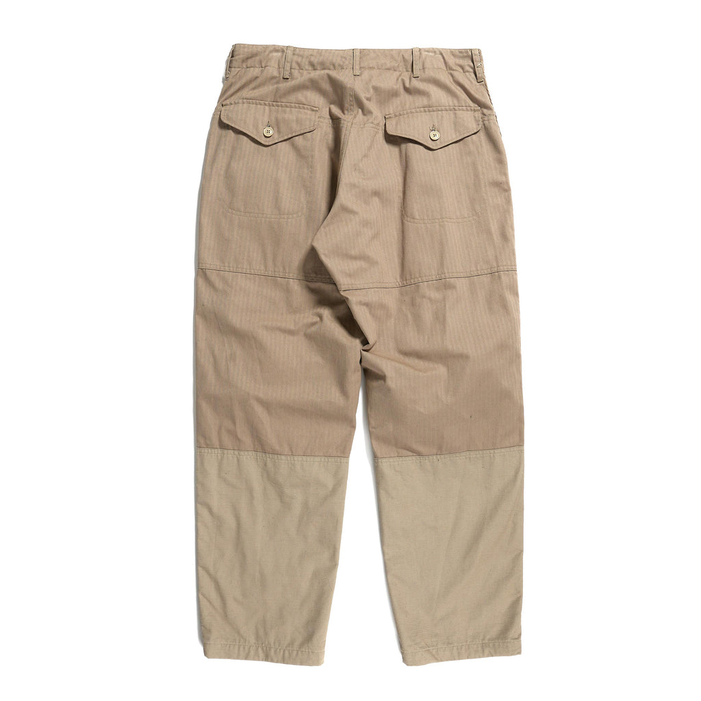 EG Field Pant 23F1F034 Khaki Cotton Herringbone Twill