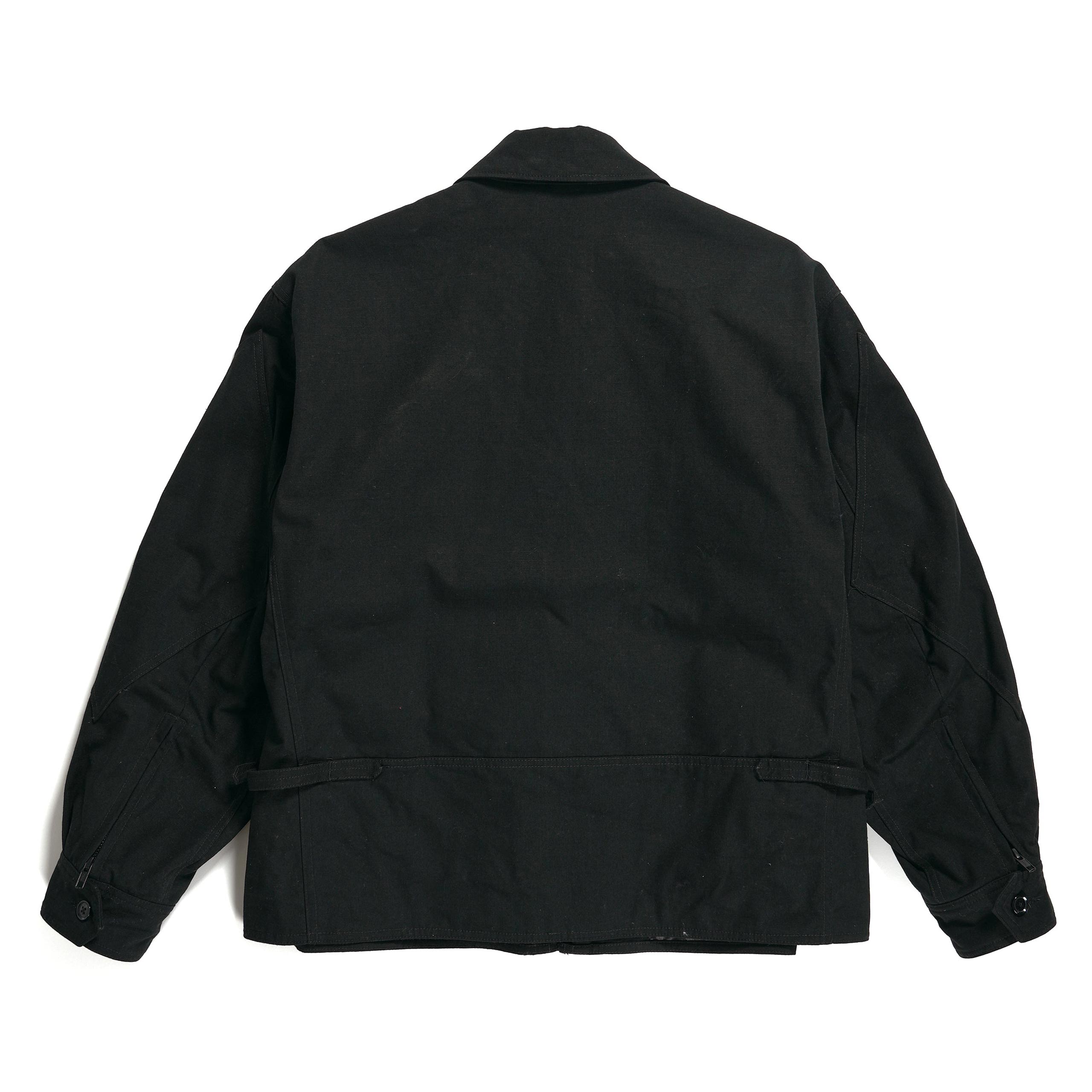 EG G8 Jacket 23F1D062 Black Heavyweight Cotton Ripstop