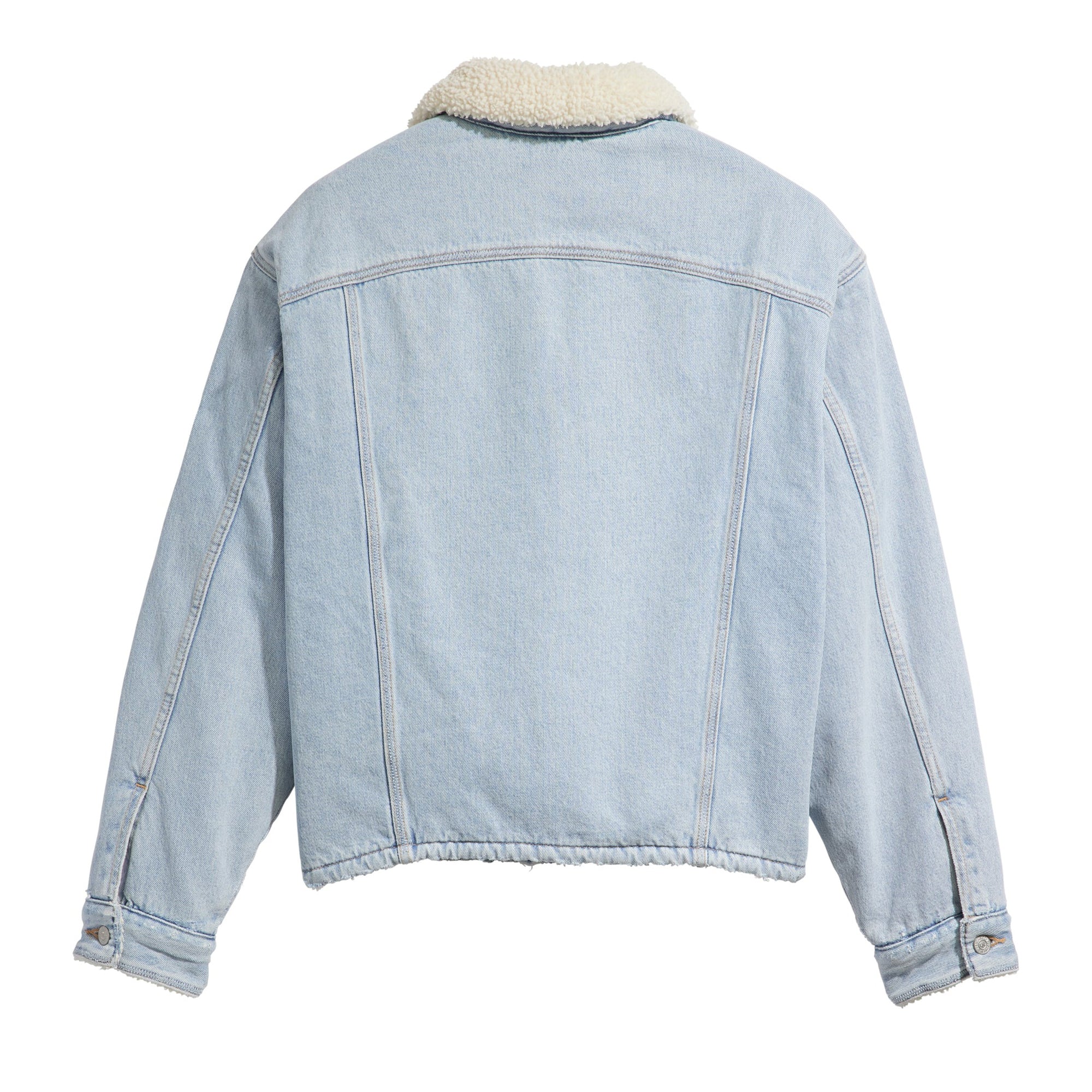 Levi's light wash sherpa jacket deals