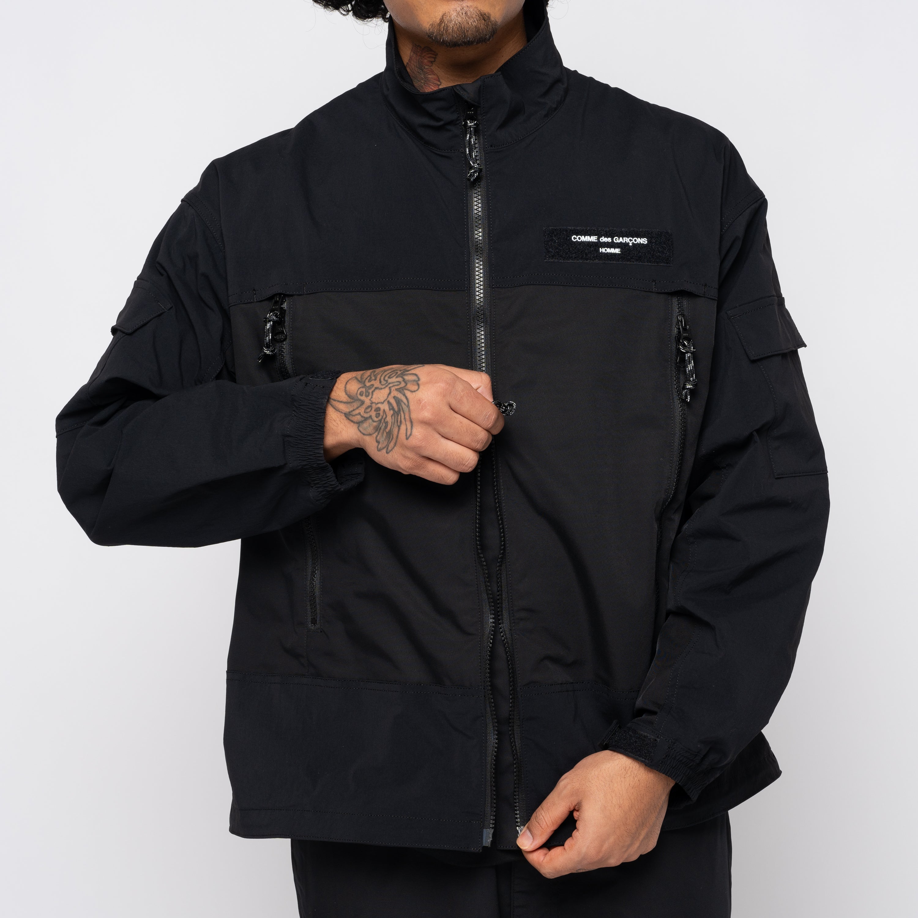 CdGH Zip-Up Jacket Black HM-J024-051 – Capsule