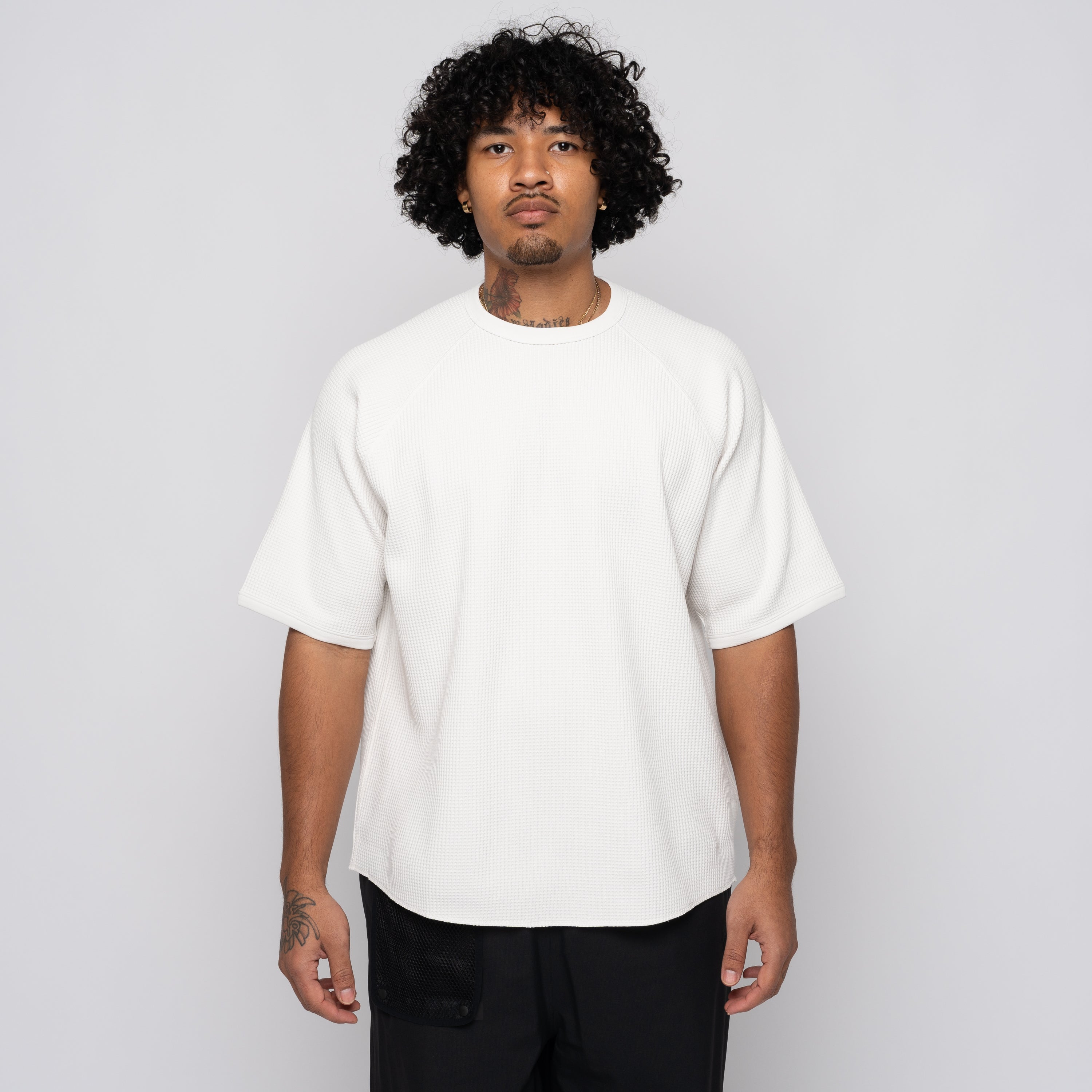 Goldwin Waffle Tee White GM64107