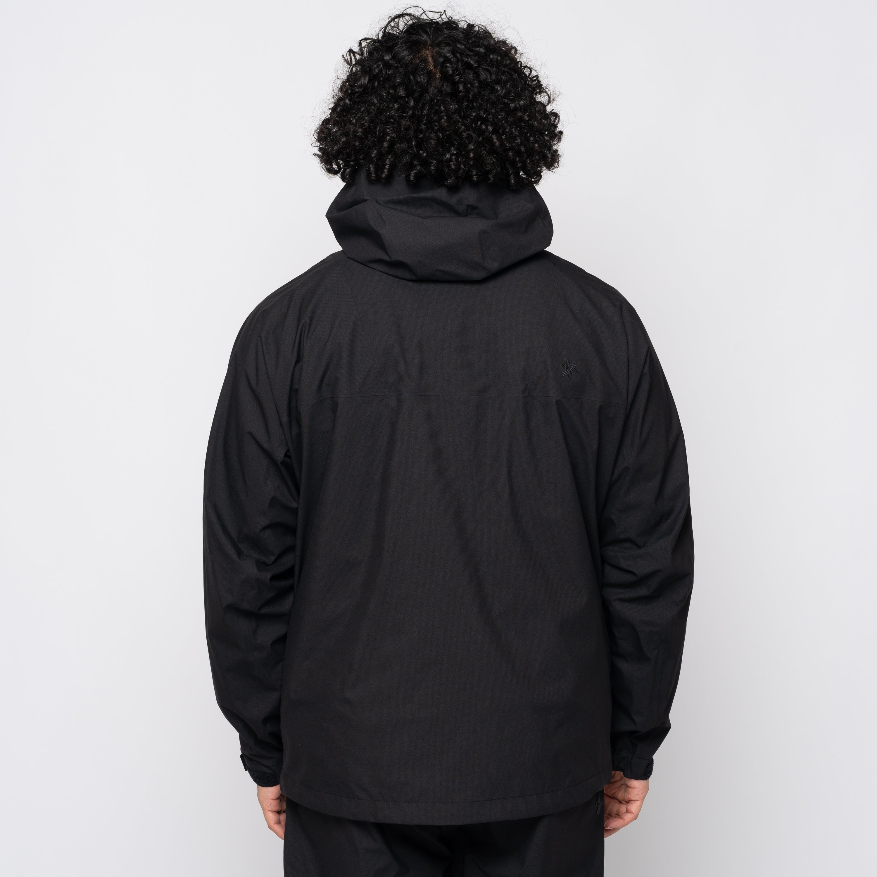 Oblique Towelling Terry White Hoodie