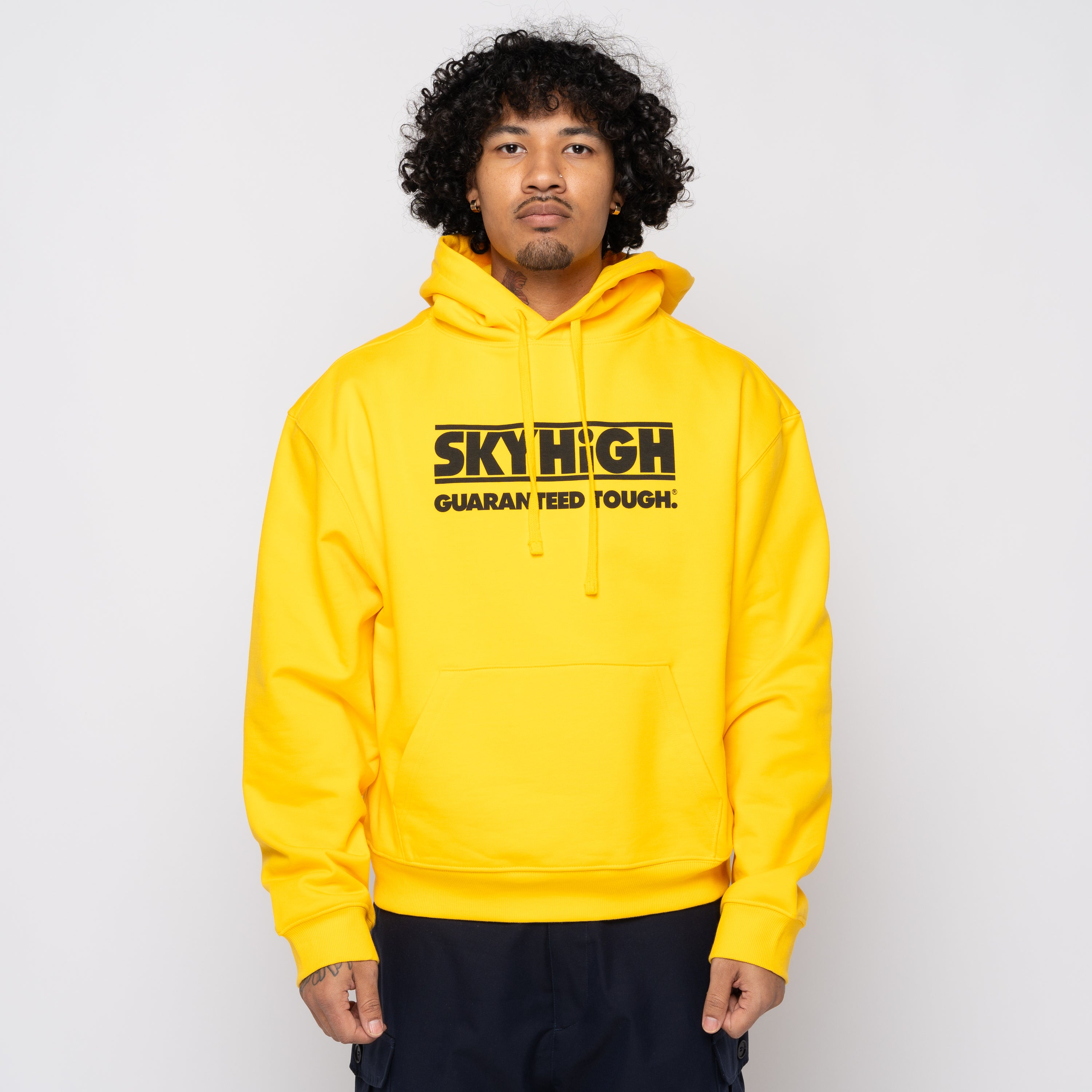 SHFW Construction Graphic Logo Hoodie Yellow SHF05T023 – Capsule