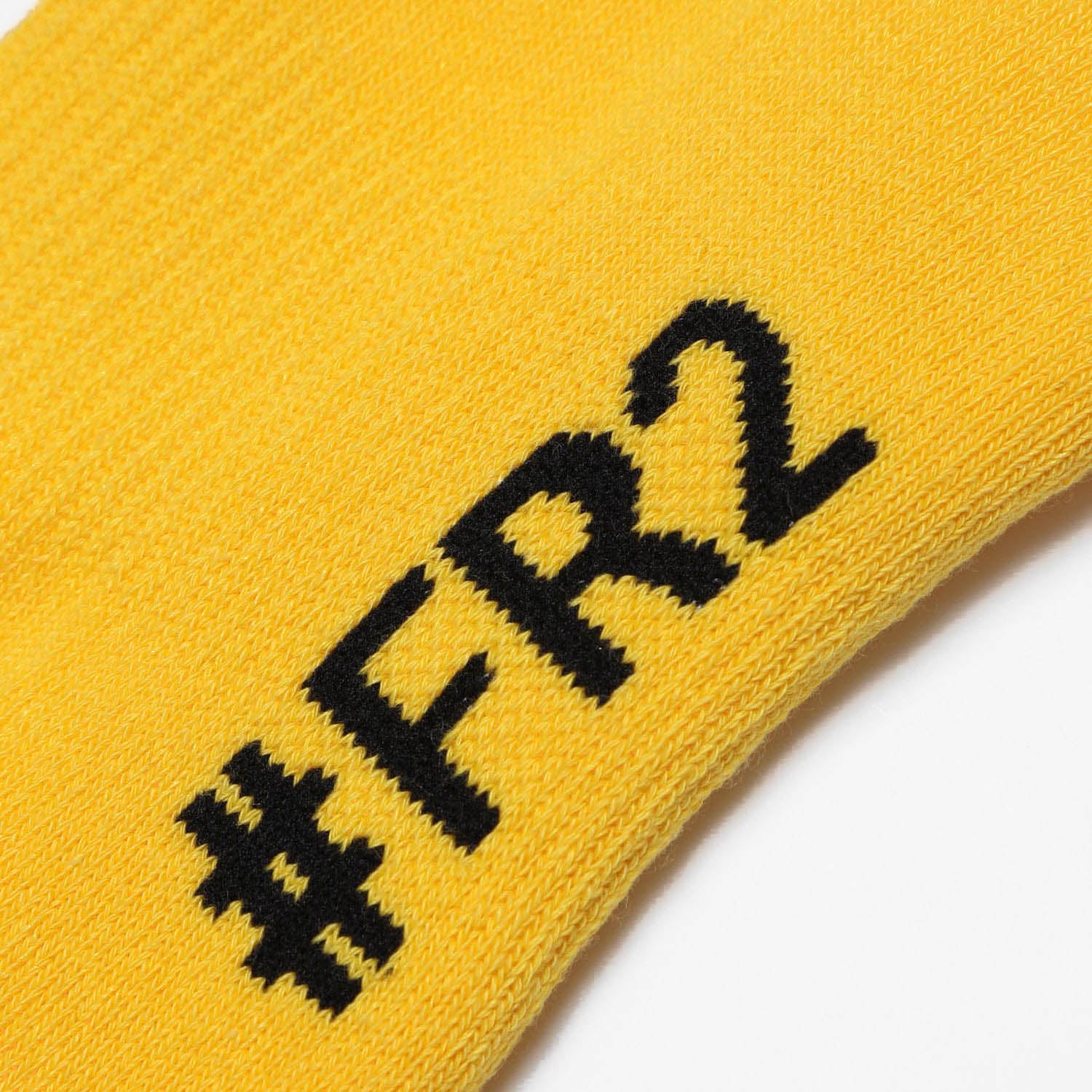 Smoking Kills Box Logo Sock FRA570 Yellow
