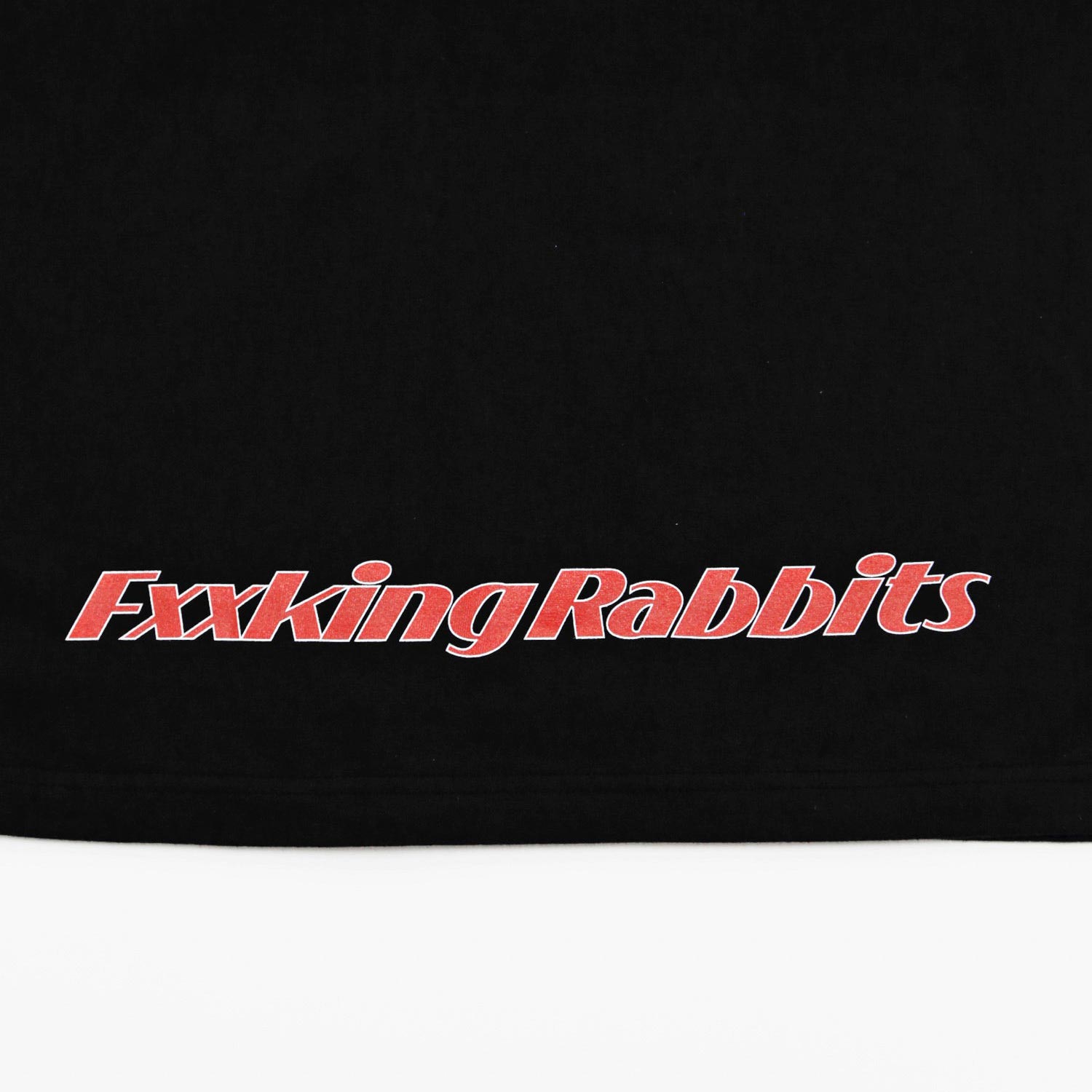 Rabbits Hanafuda Tee FRC2509 Black