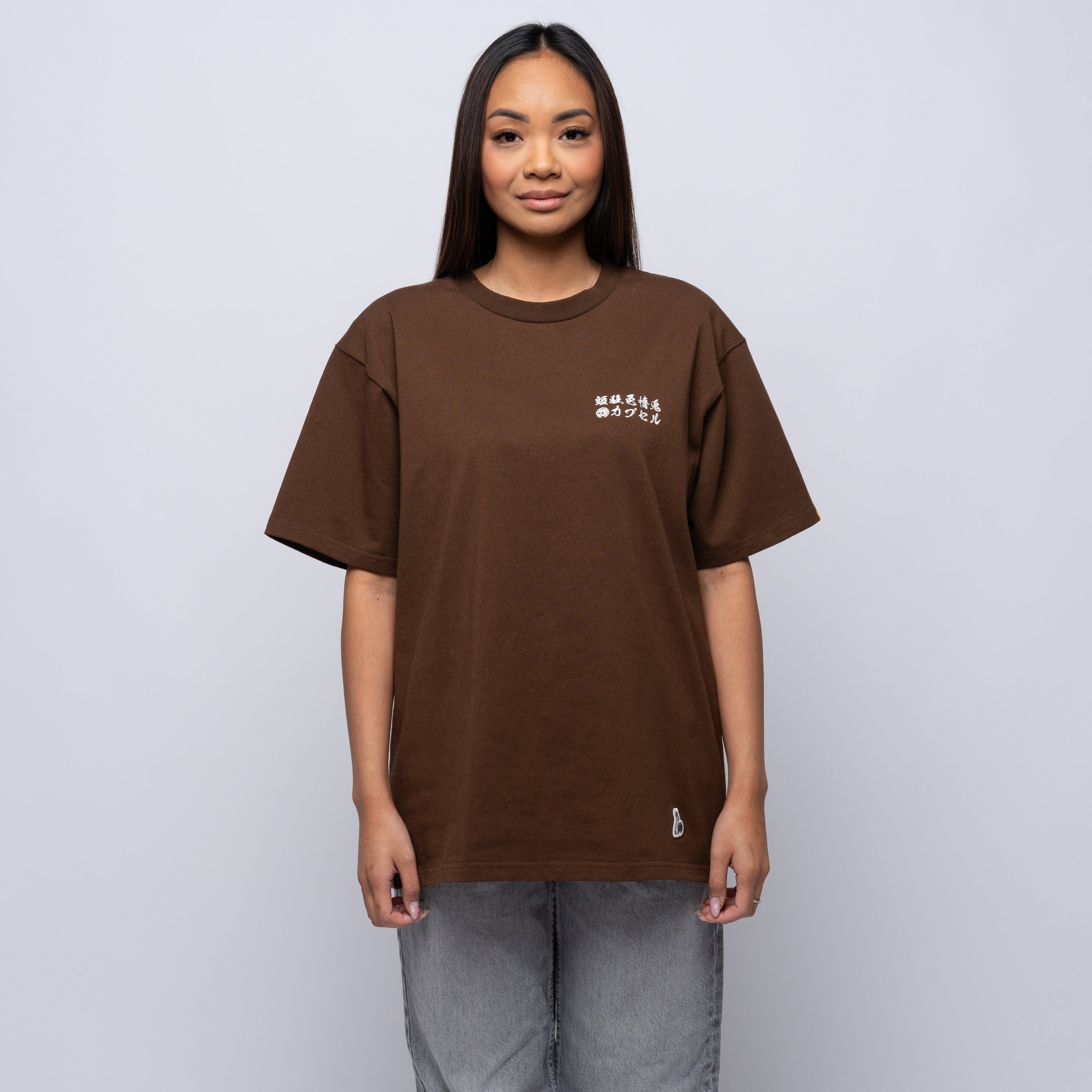 FR2 x Capsule Embroidery Souvenir Tee Brown FRC3572