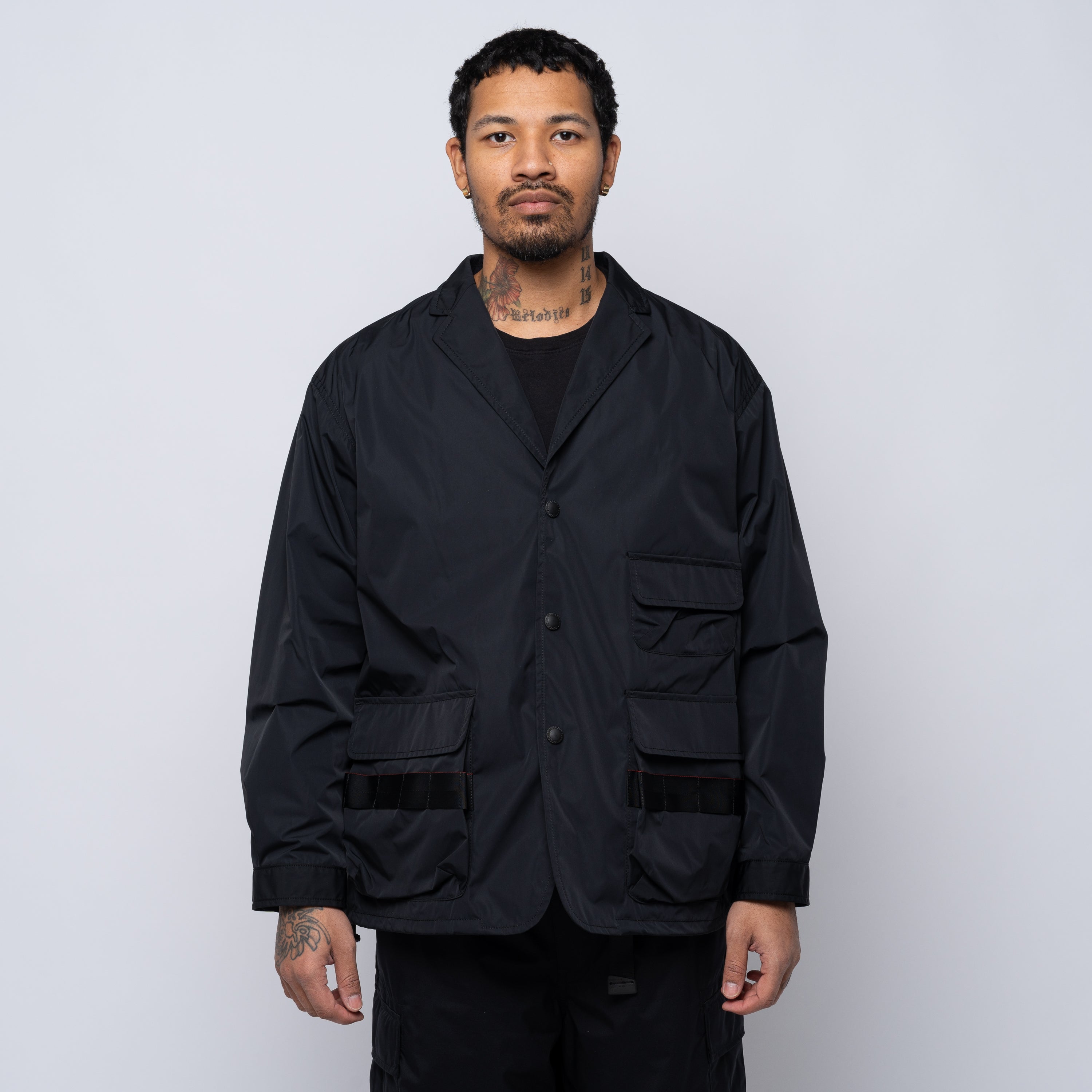 J005 - Barbour Beacon Marinblå sweatshirt med rund