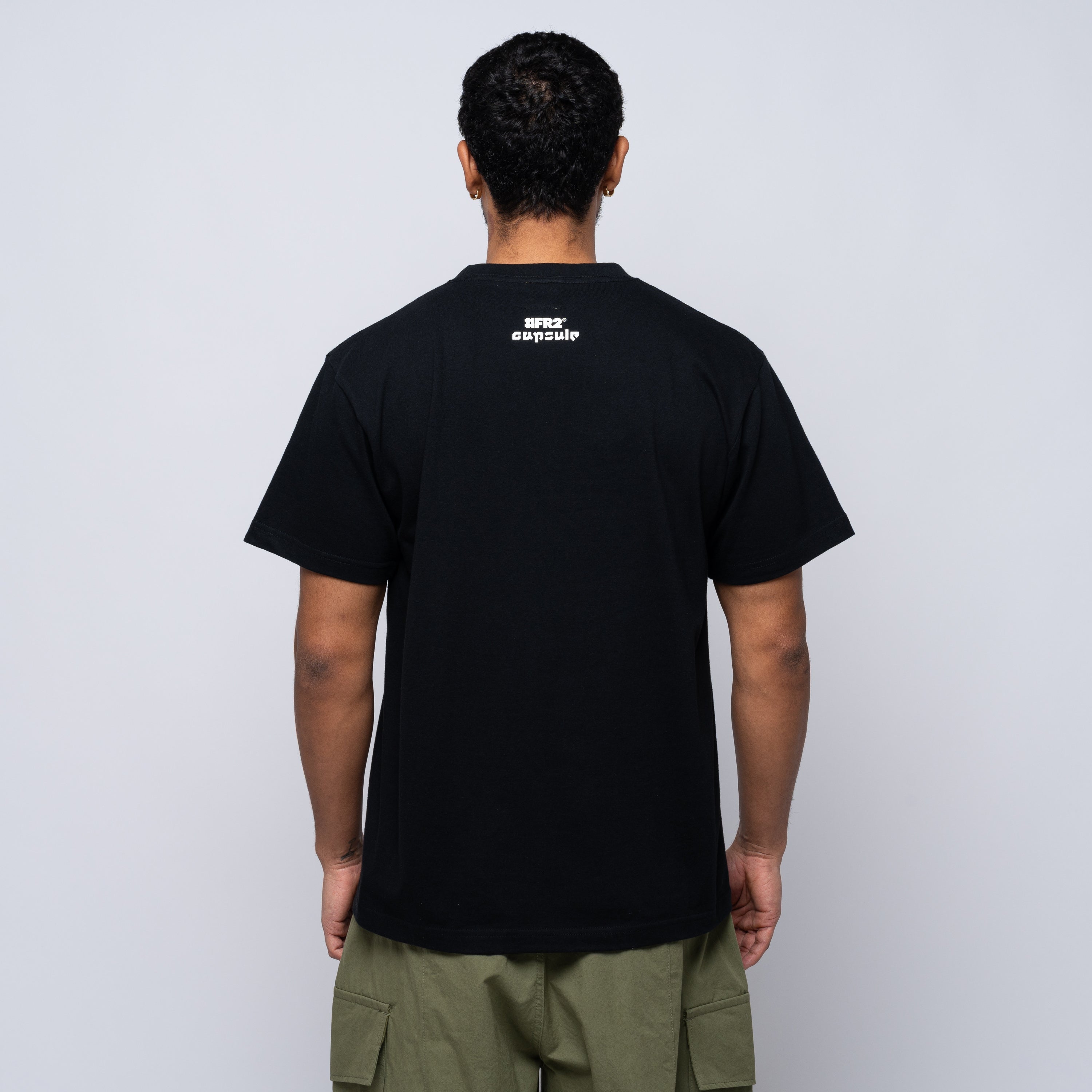 FR2 x Capsule Rabbits Capsule Team Tee Black FRC3571