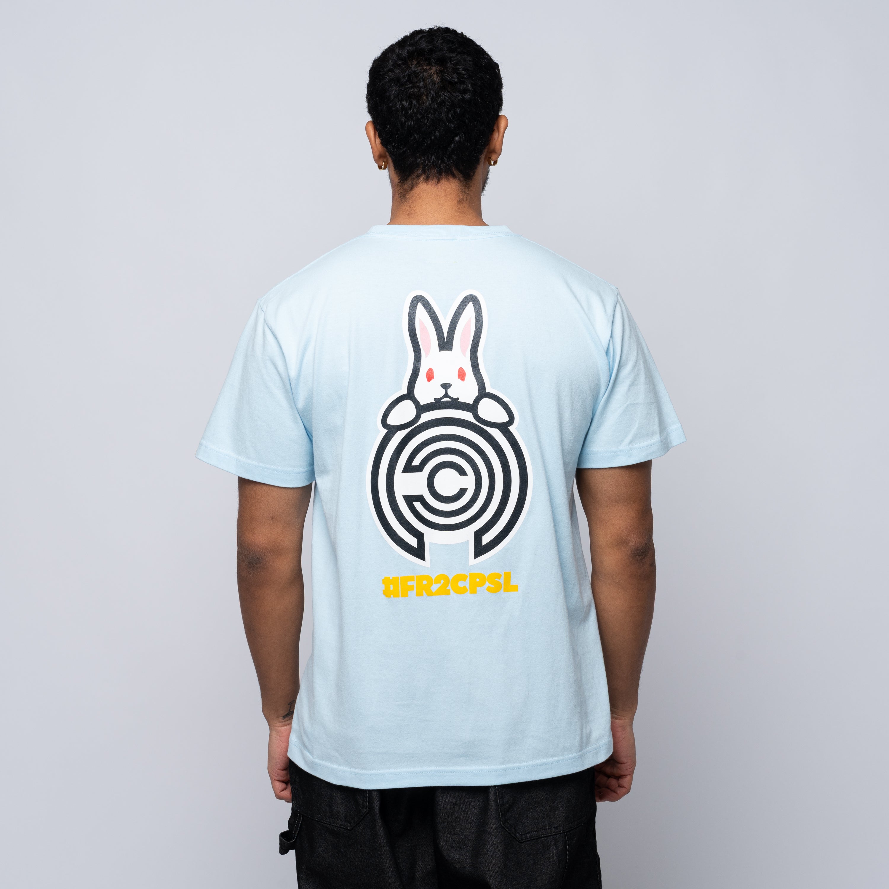 FR2 x Capsule C-Logo Rabbit Tee Light Blue FRC3569