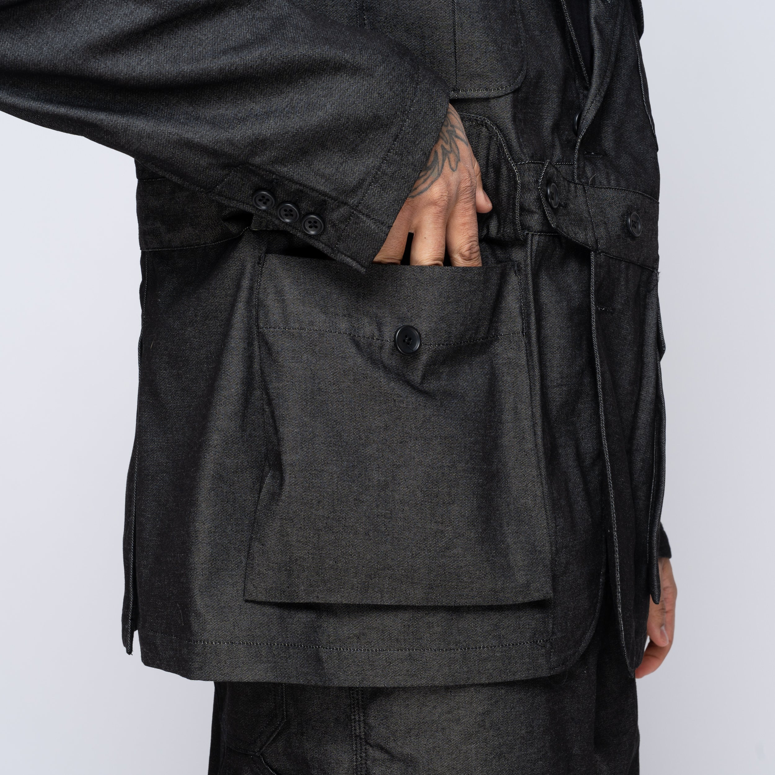 売れ筋・人気アイテム 商品 Jacket Folk EG Black Capsule – 25S1D036 Denim CP ウェア