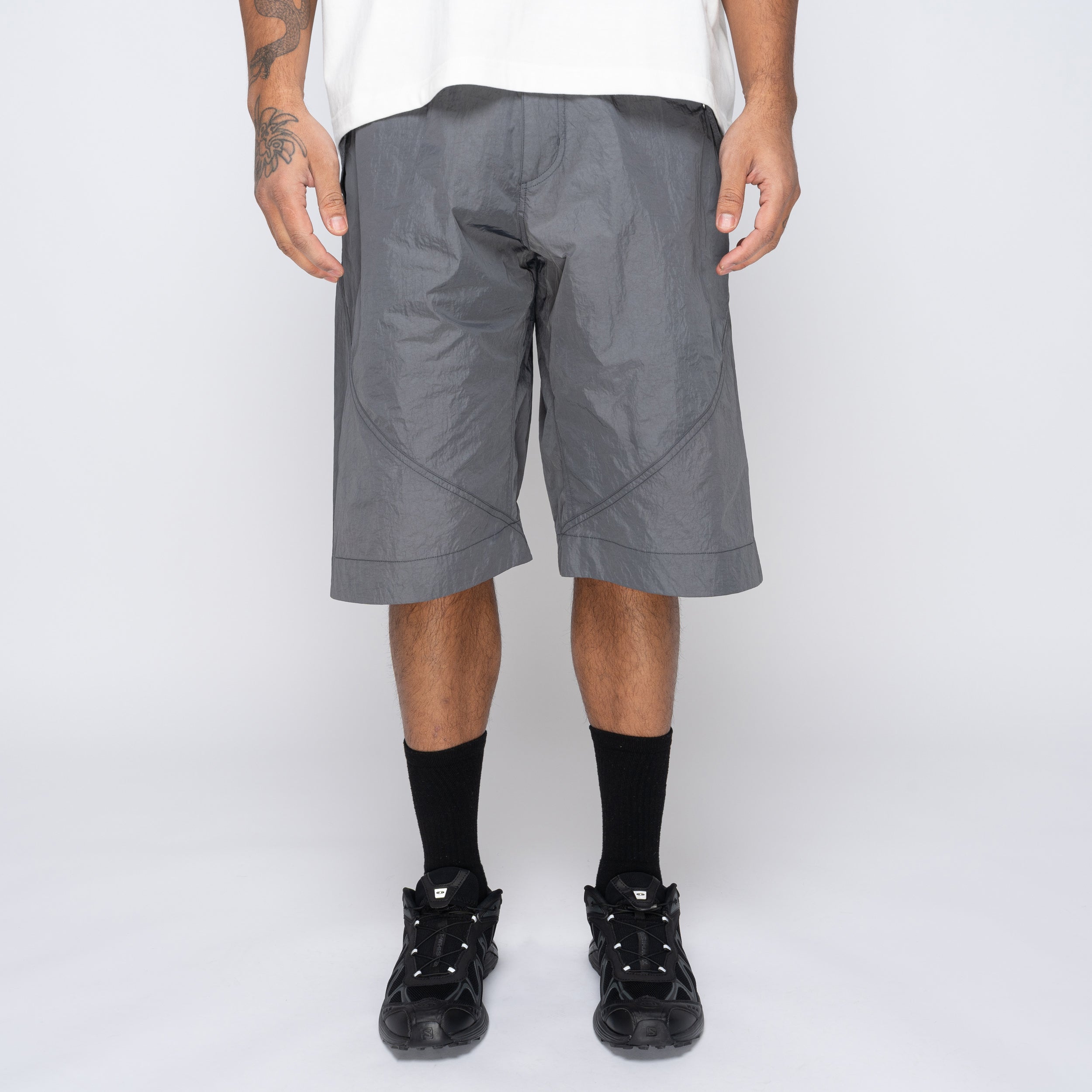Helicoid Shorts Zinc Grey GZ75154 – Capsule