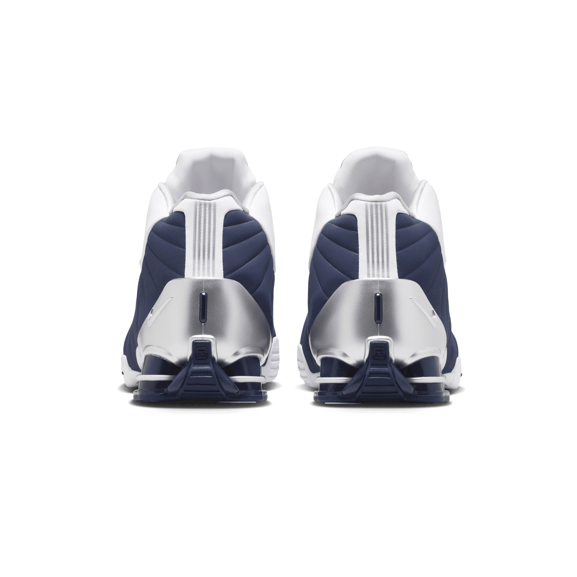 Nike Shox BB4 WHITE/MIDNIGHT NAVY-METALLIC SILVER IR1983-100