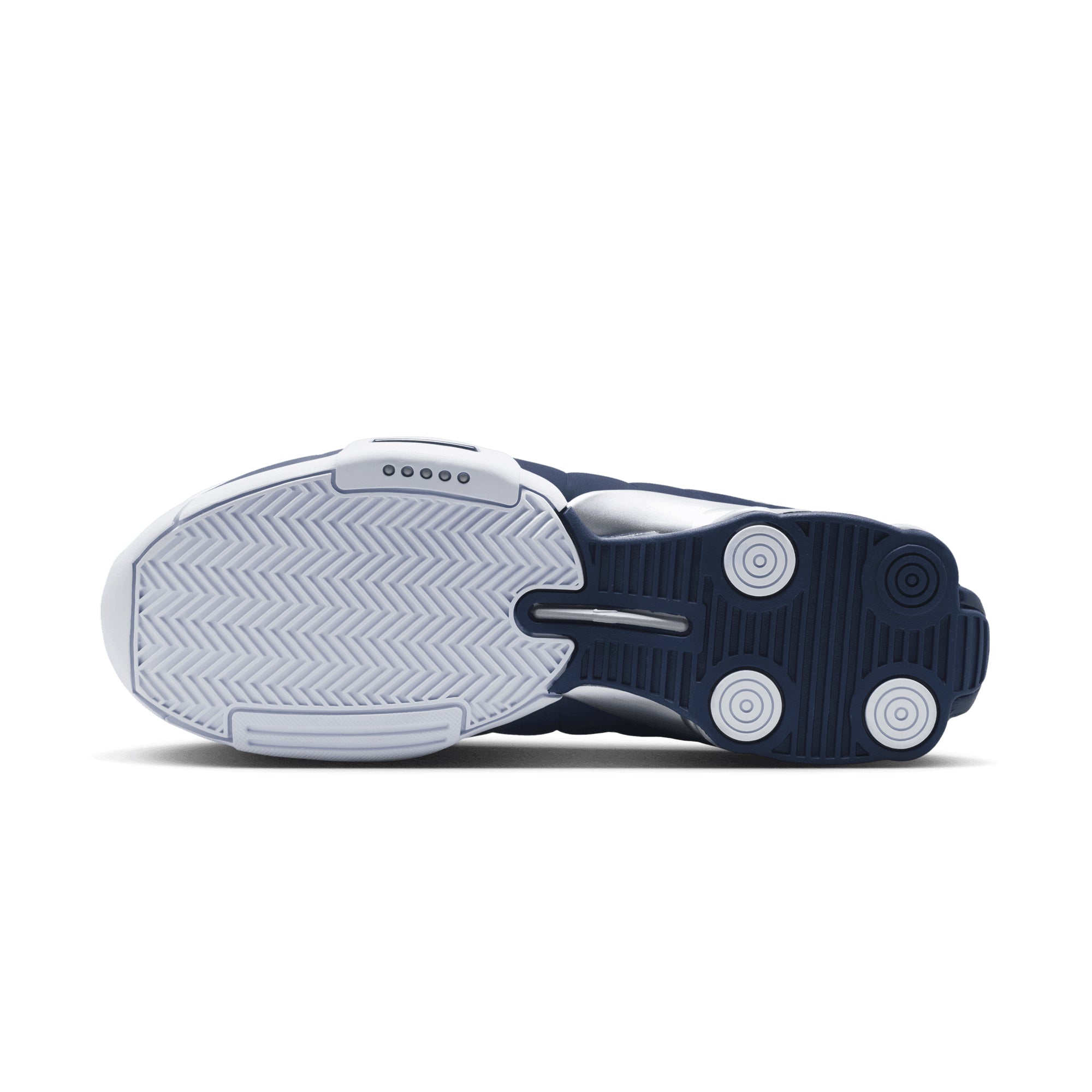 Nike Shox BB4 WHITE/MIDNIGHT NAVY-METALLIC SILVER IR1983-100